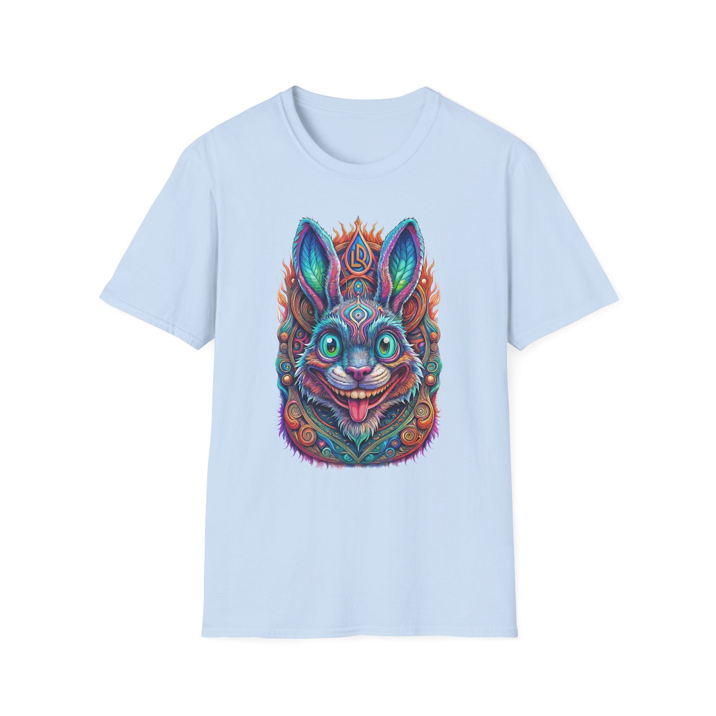colorful-psychedelic-bunny-tee