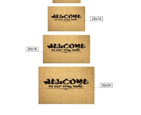 Welcome To Our Trap Home Door Mat Rhythm & Drip Door Mat Rhythm & Drip Apparel