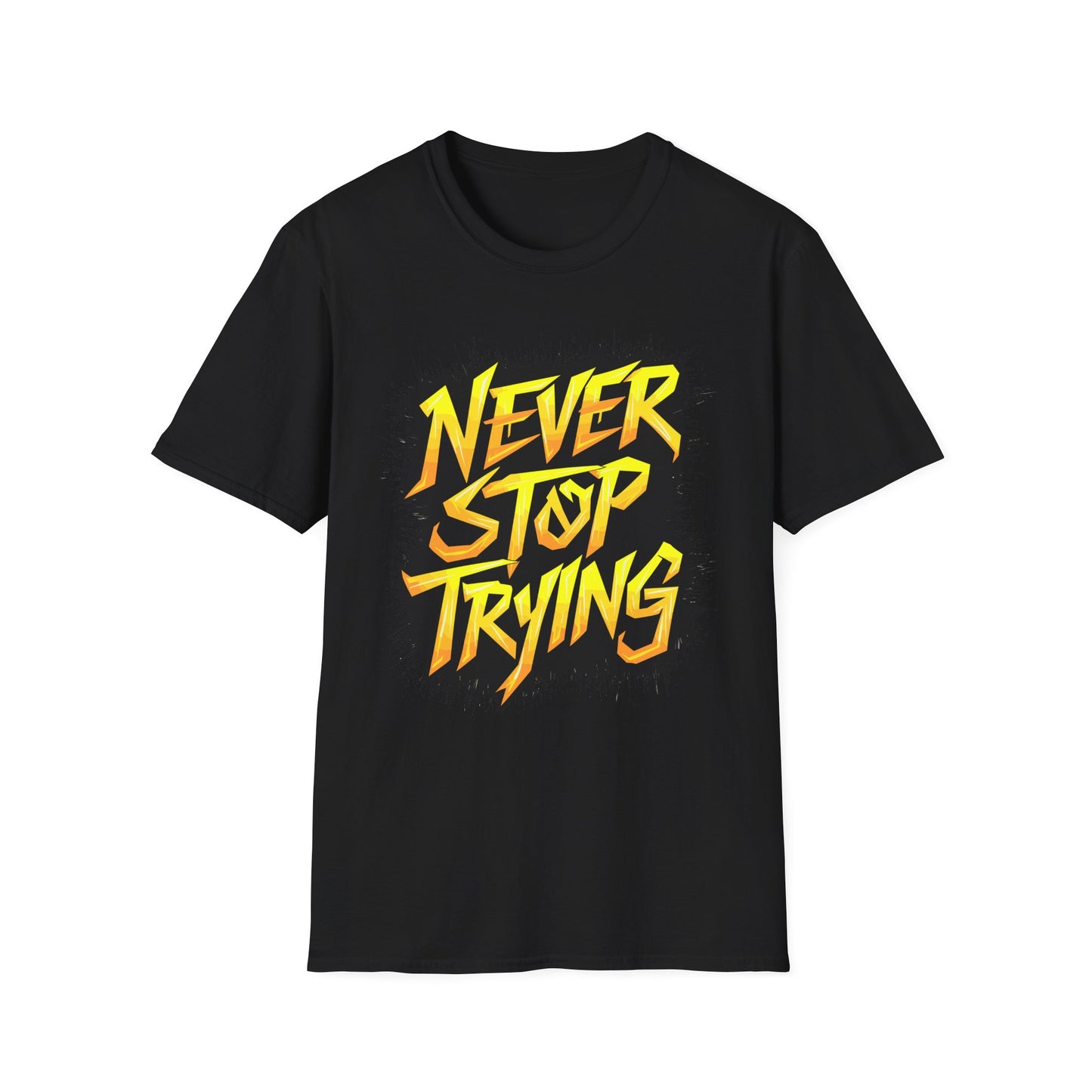 never-stop-trying-motivational-tee
