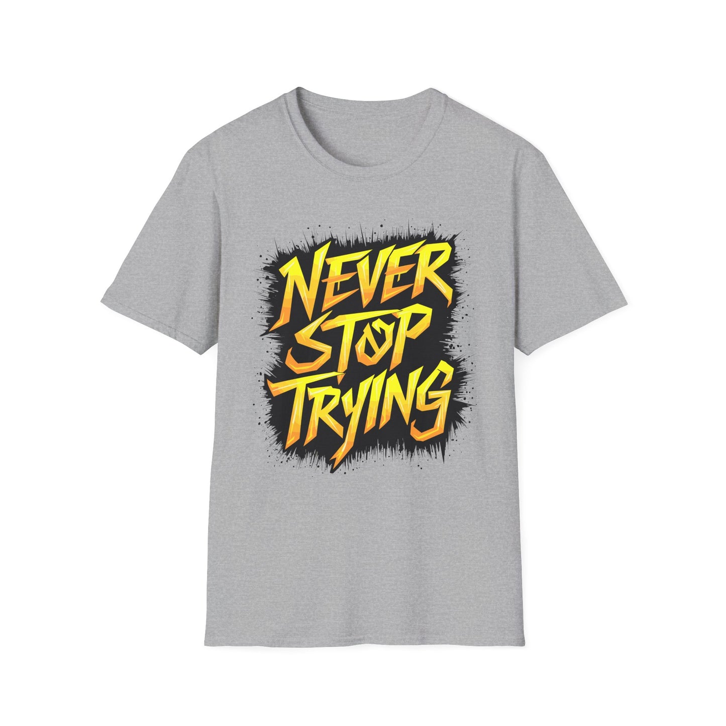never-stop-trying-motivational-tee