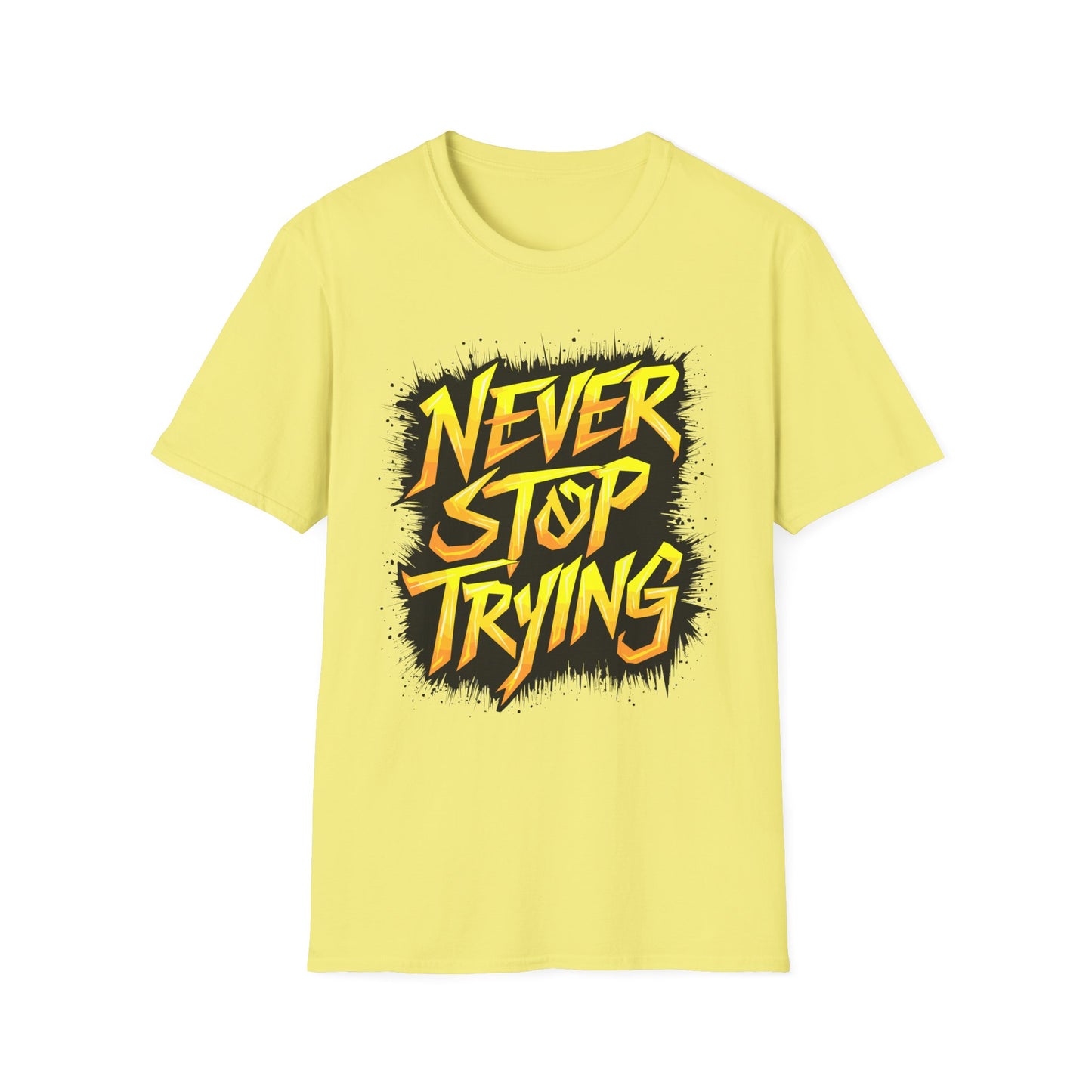never-stop-trying-motivational-tee