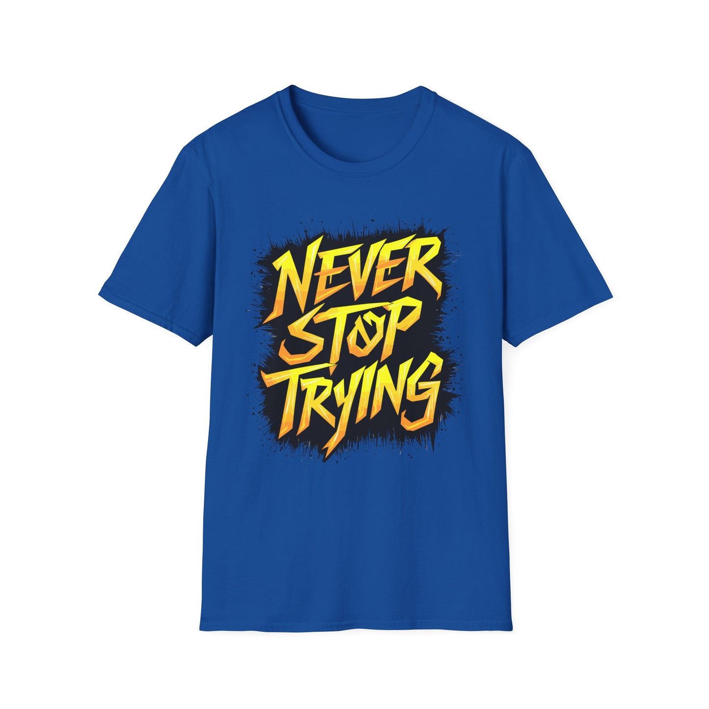 never-stop-trying-motivational-tee