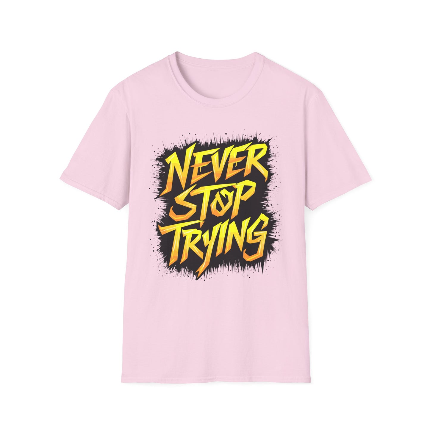 never-stop-trying-motivational-tee