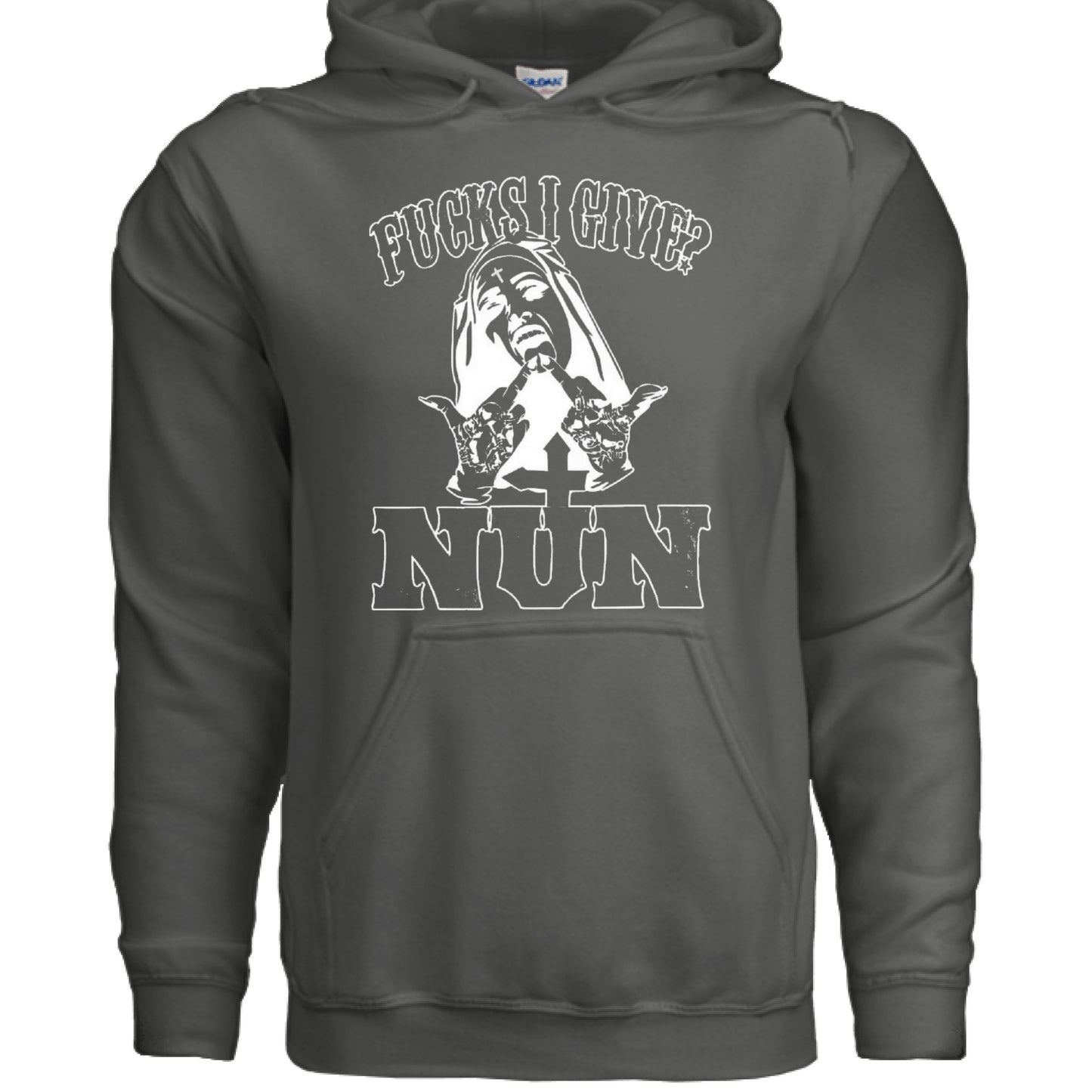 Alternative- Nun Fucks Hoodie CHARCOAL Rhythm & Drip Hoodie Rhythm & Drip Apparel