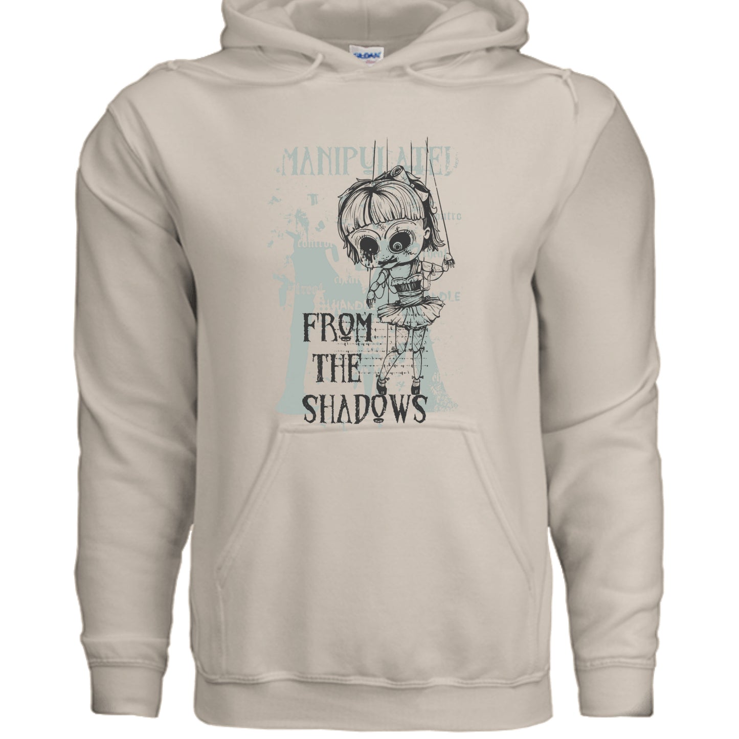 Alternative- Manipulated From The Shadows Hoodie SAND Rhythm & Drip Hoodie Rhythm & Drip Apparel
