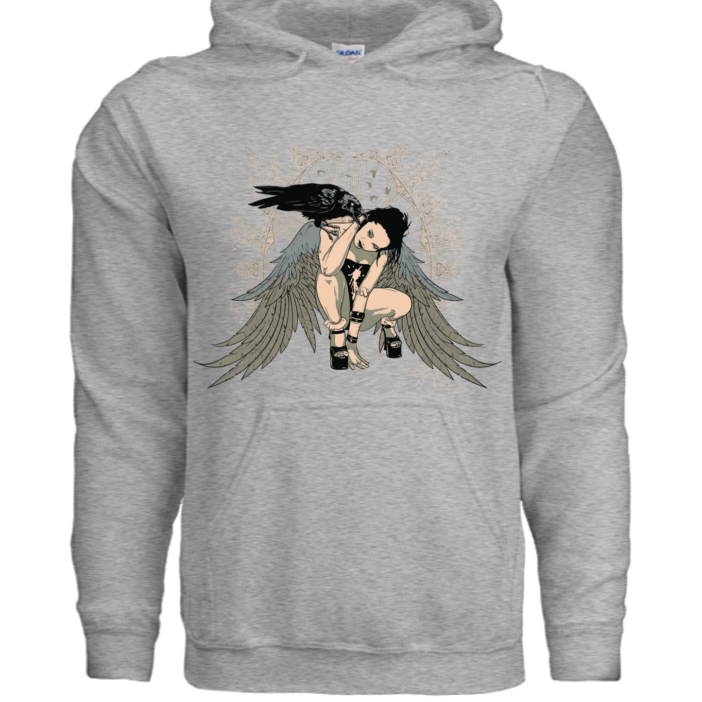 Alternative- Angel Girl Hoodie SPORT GREY Rhythm & Drip Hoodie Rhythm & Drip Apparel