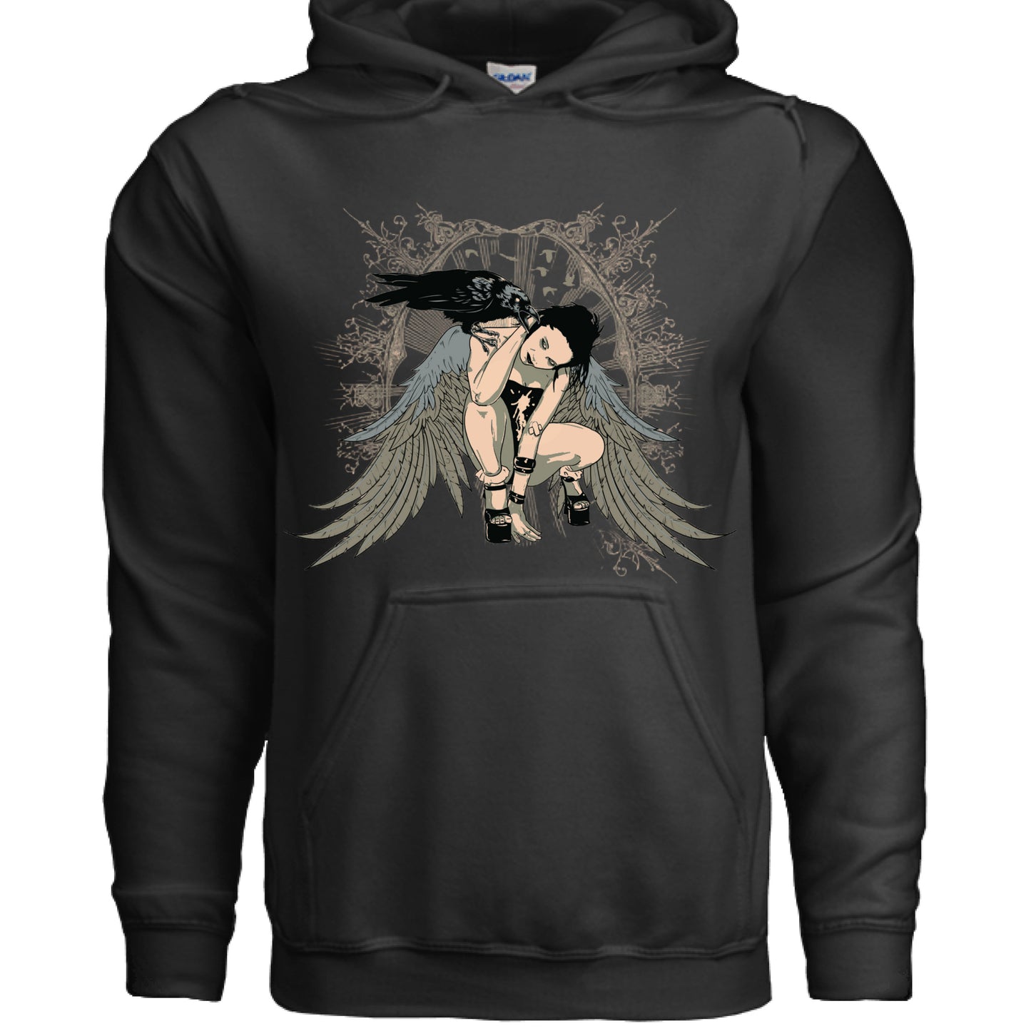 Alternative- Angel Girl Hoodie BLACK Rhythm & Drip Hoodie Rhythm & Drip Apparel