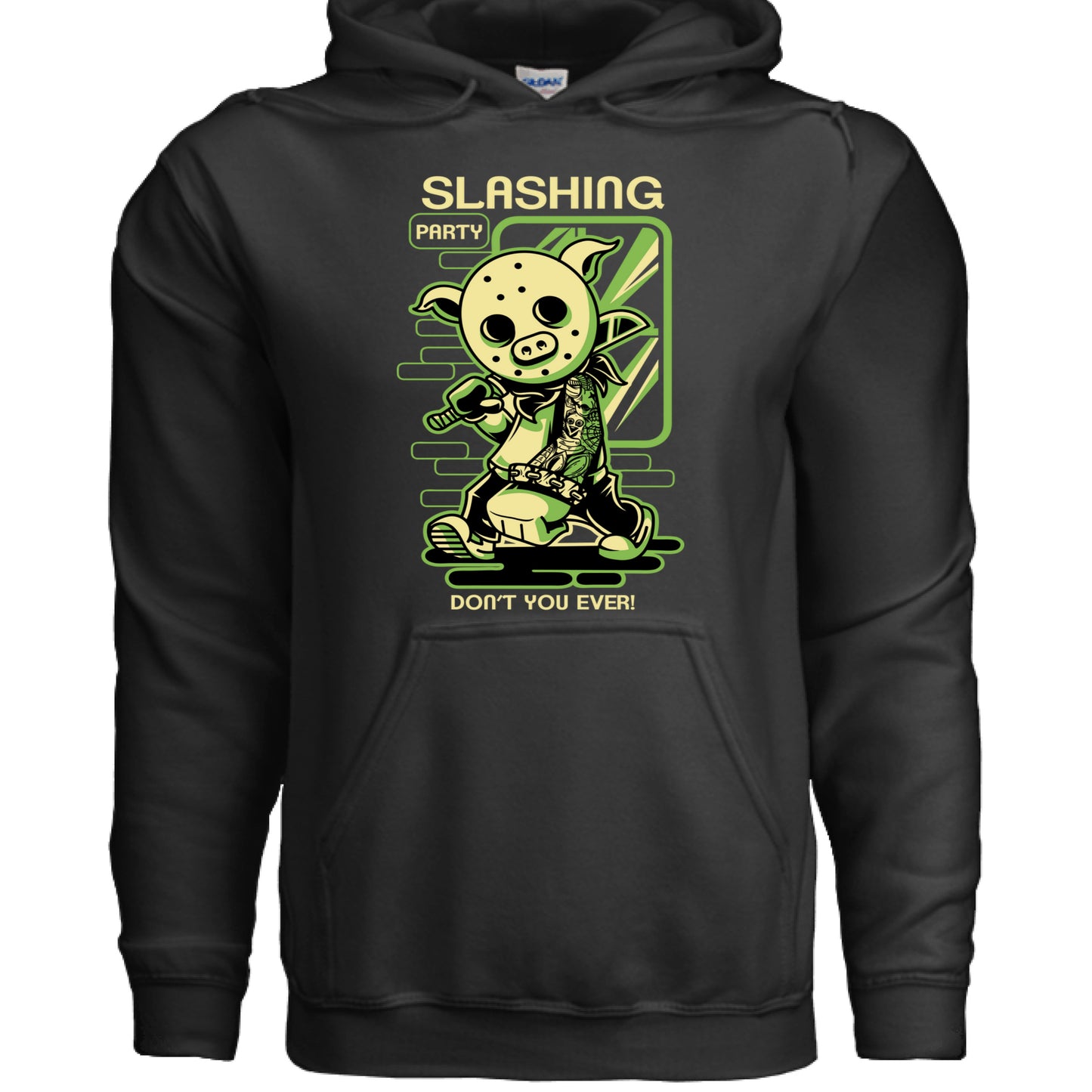 Alternative- Slashing Party Hoodie BLACK Rhythm & Drip Hoodie Rhythm & Drip Apparel