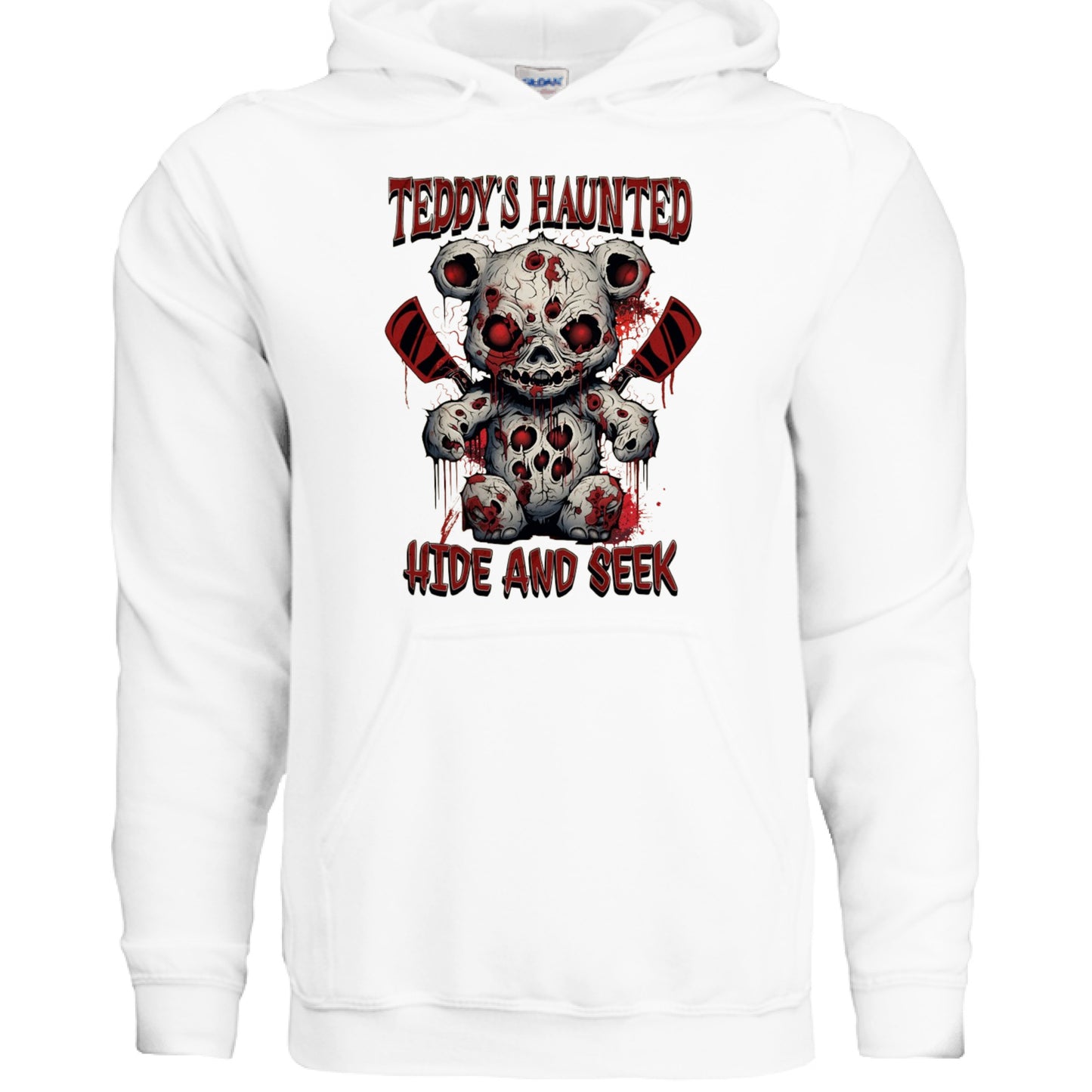 Alternative- Teddys Haunted Hoodie WHITE Rhythm & Drip Hoodie Rhythm & Drip Apparel