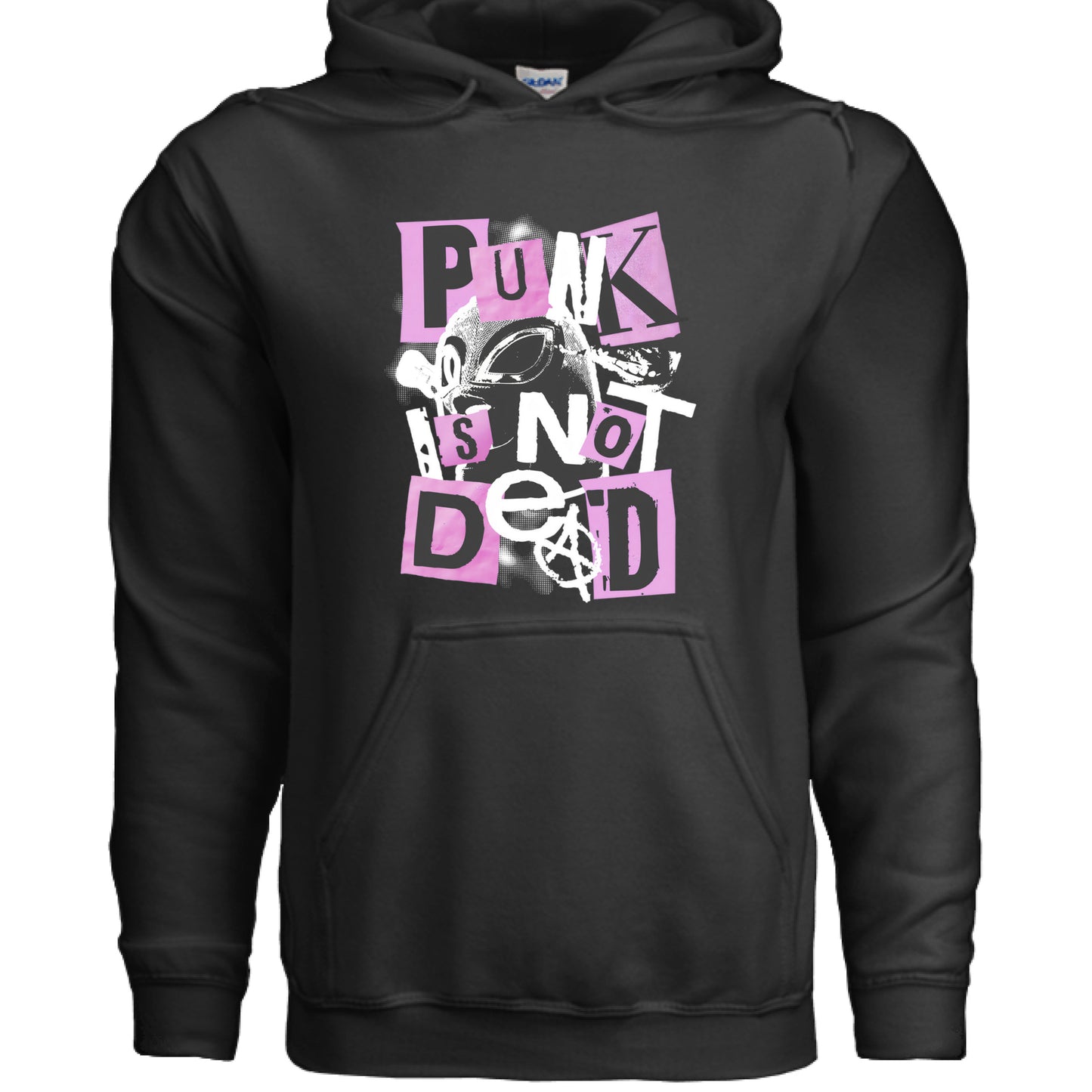 Alternative- Punk Is Not Dead Hoodie BLACK Rhythm & Drip Hoodie Rhythm & Drip Apparel