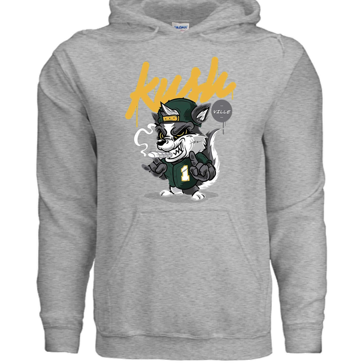 420- Kush Fox Hoodie SPORT GREY Rhythm & Drip Hoodie Rhythm & Drip Apparel