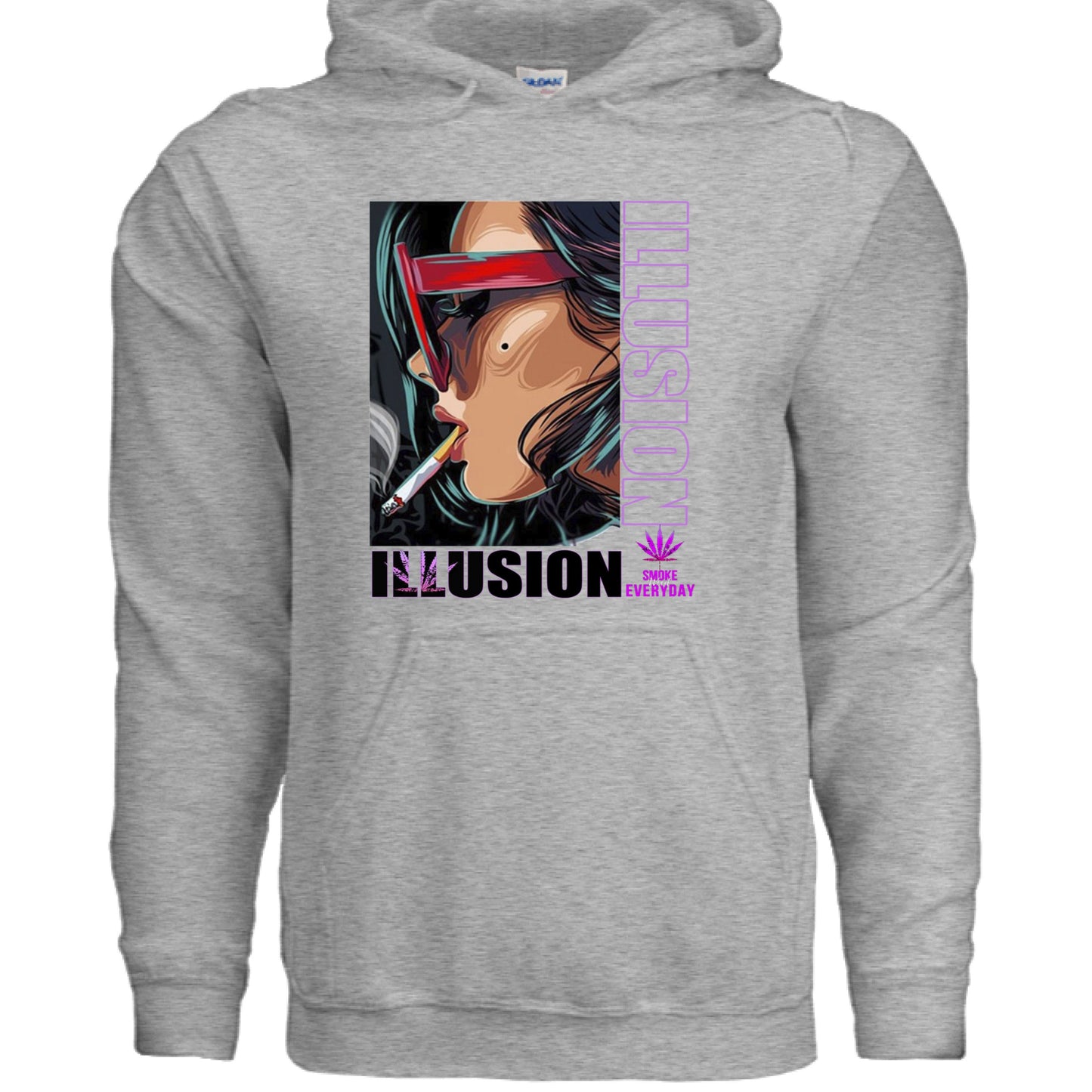 420- Illusion Hoodie SPORT GREY Rhythm & Drip Hoodie Rhythm & Drip Apparel