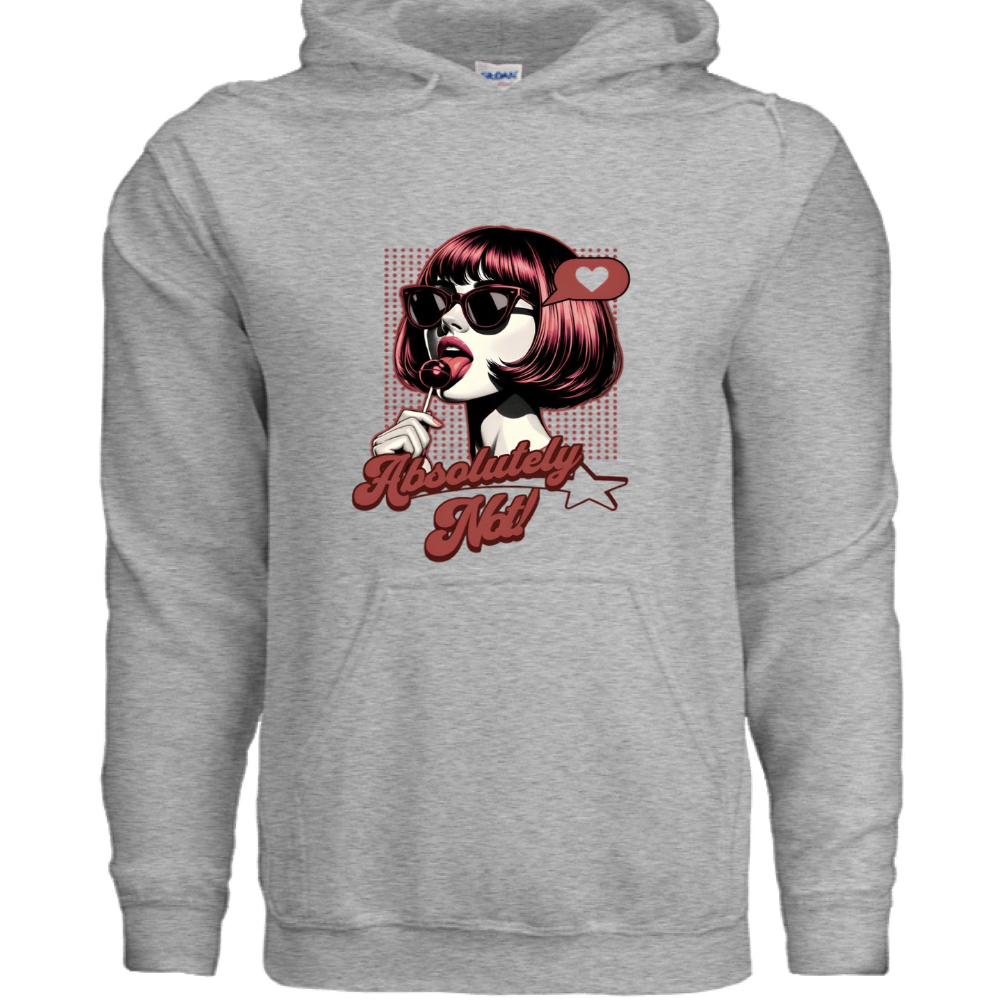 Absolutely Not Pin Up Hoodie SPORT GREY Rhythm & Drip Hoodie Rhythm & Drip Apparel