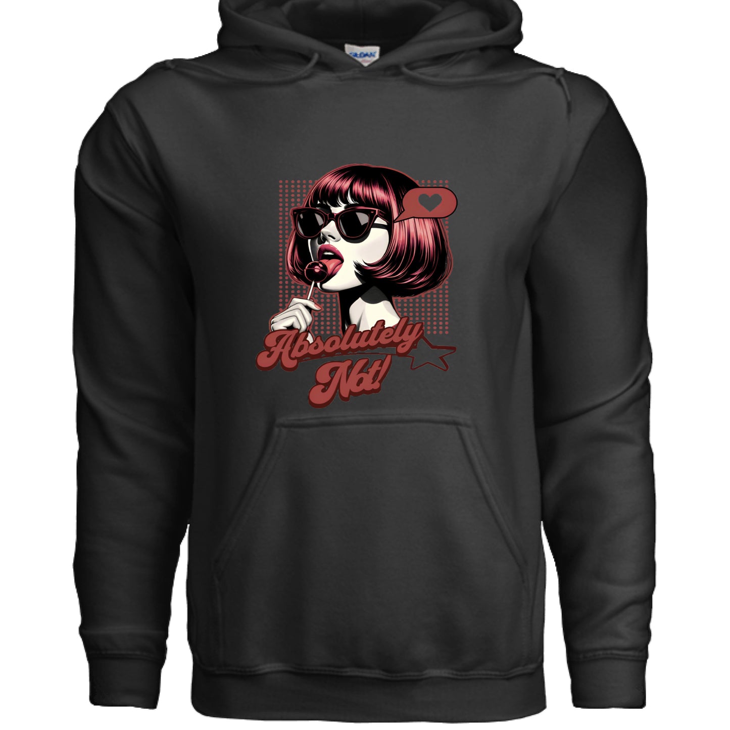 Absolutely Not Pin Up Hoodie BLACK Rhythm & Drip Hoodie Rhythm & Drip Apparel