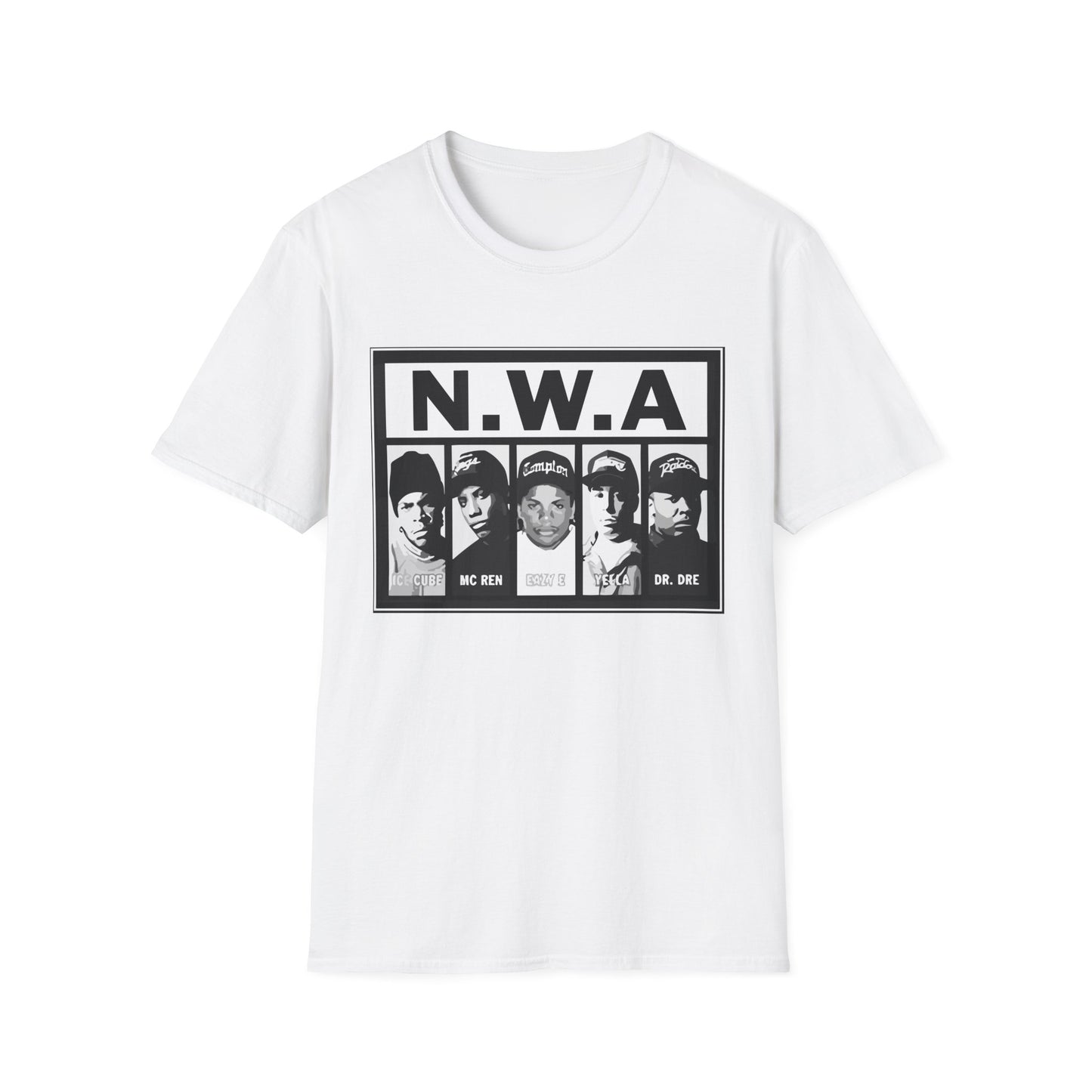 N.W.A Vintage Unisex Softstyle T-Shirt - Rhythm & Drip