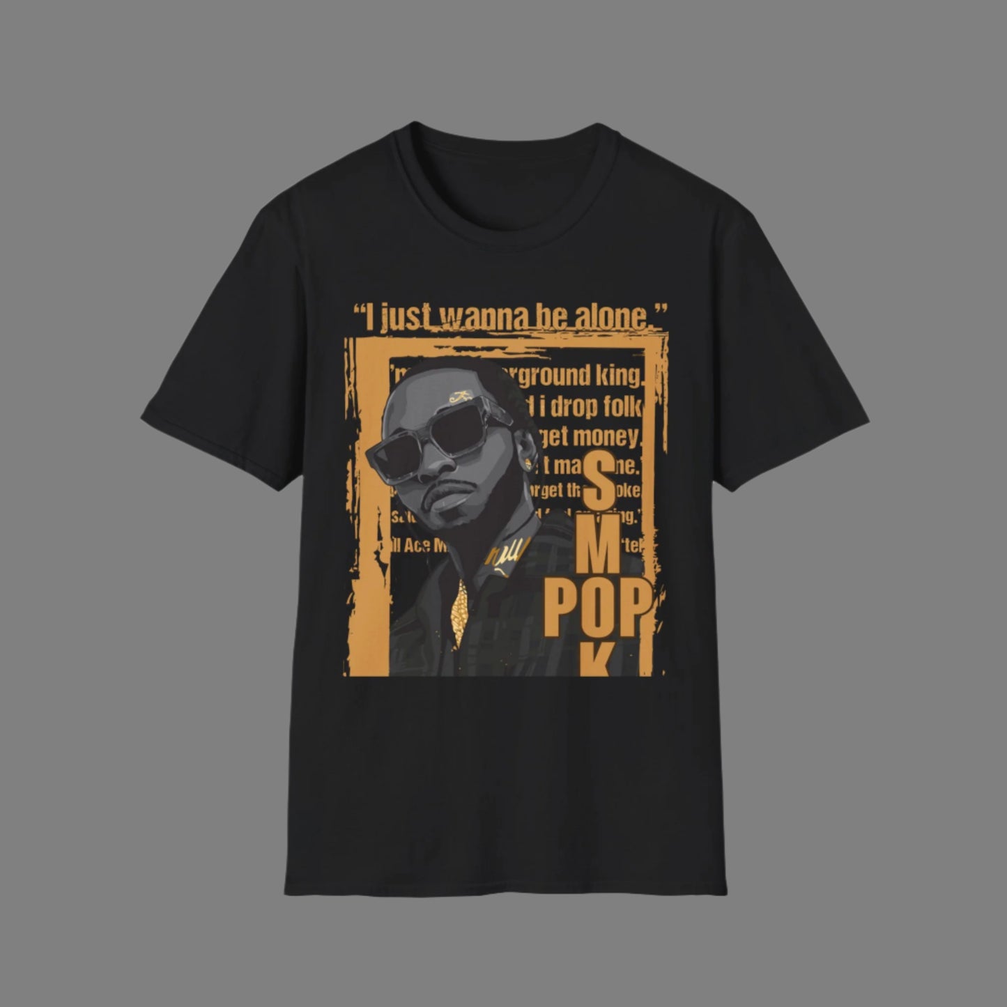 Pop Smoke "I Just Wanna Be Alone" Vintage Graphic Tee - Rhythm & Drip