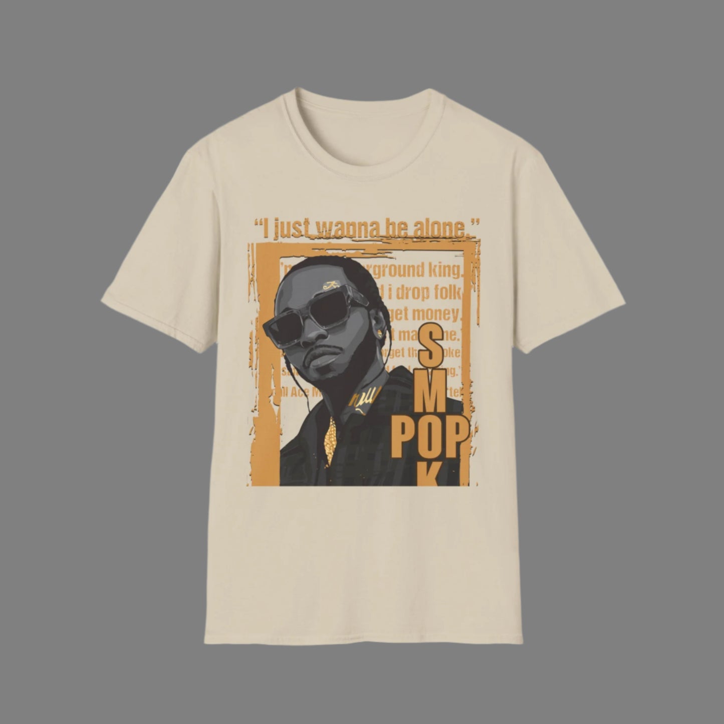 Pop Smoke "I Just Wanna Be Alone" Vintage Graphic Tee - Rhythm & Drip