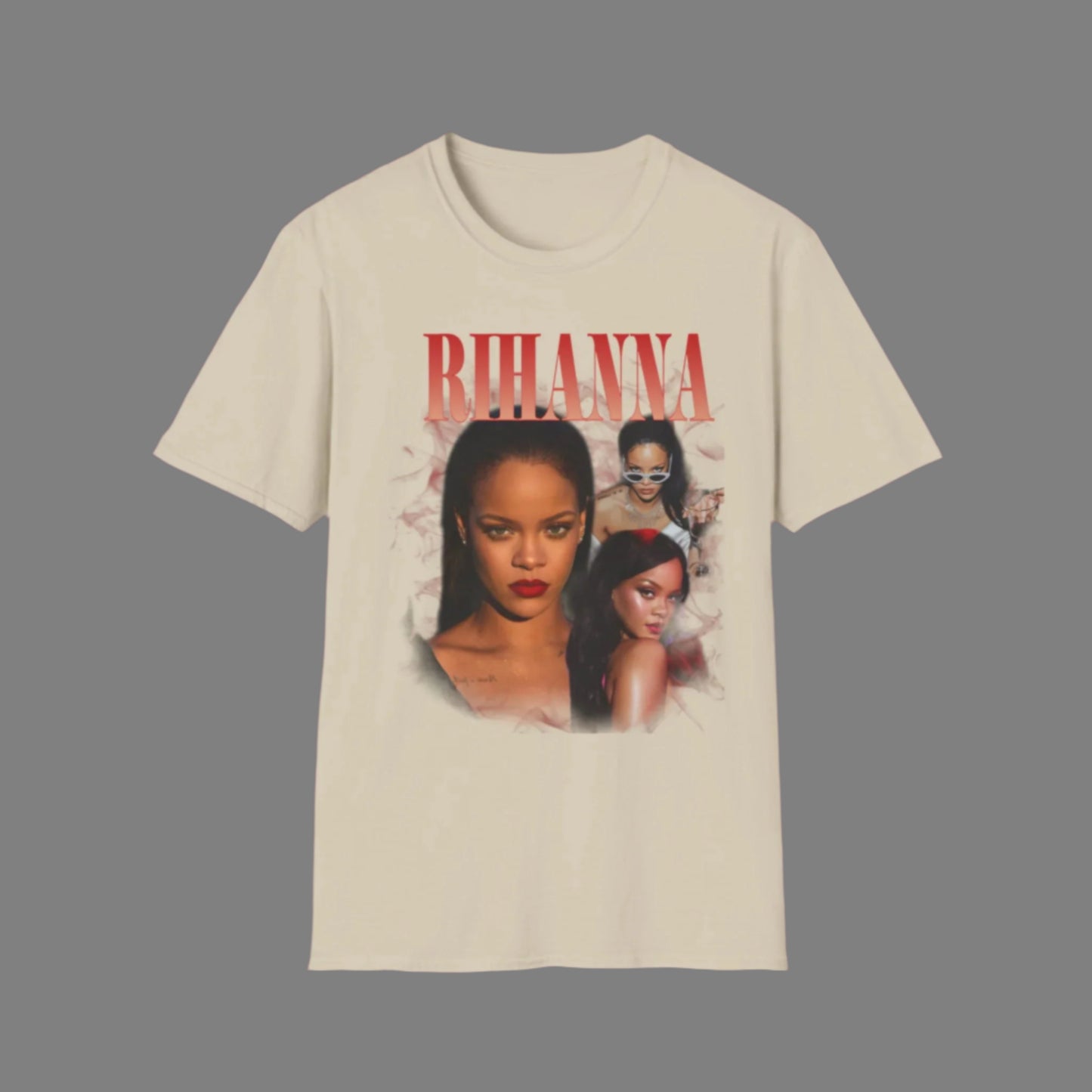 Rihanna Softstyle Unisex T-Shirt - Vintage Vibe, Fashion Statement Tee - Rhythm & Drip