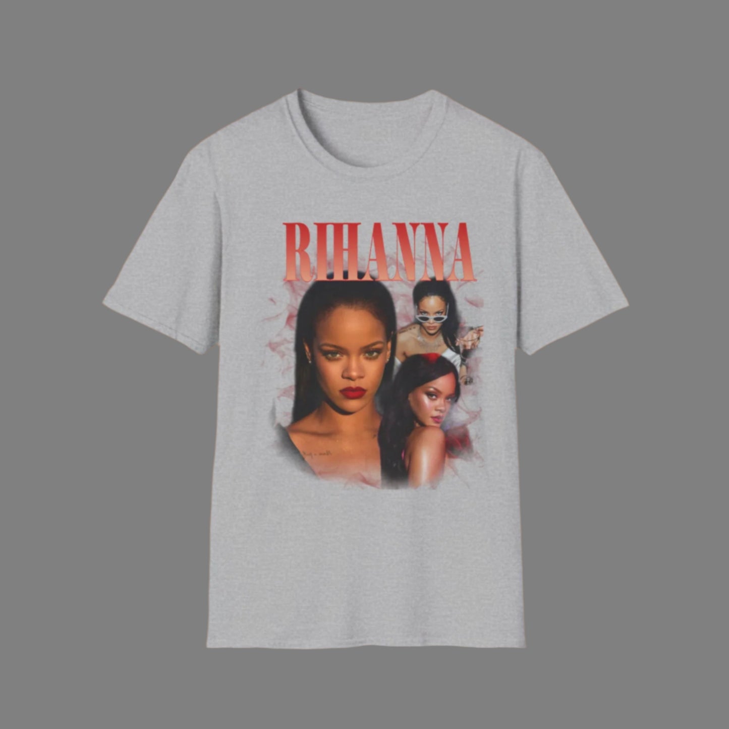 Rihanna Softstyle Unisex T-Shirt - Vintage Vibe, Fashion Statement Tee - Rhythm & Drip