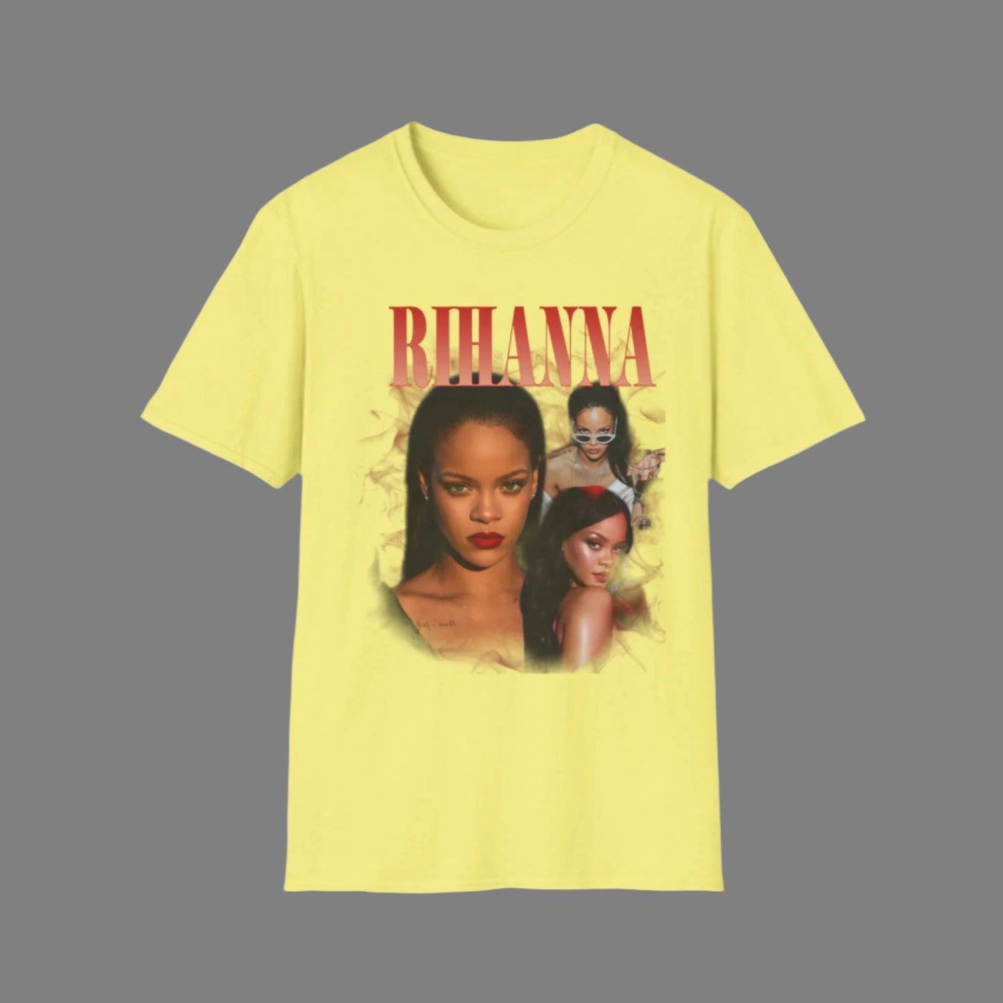 Rihanna Softstyle Unisex T-Shirt - Vintage Vibe, Fashion Statement Tee - Rhythm & Drip