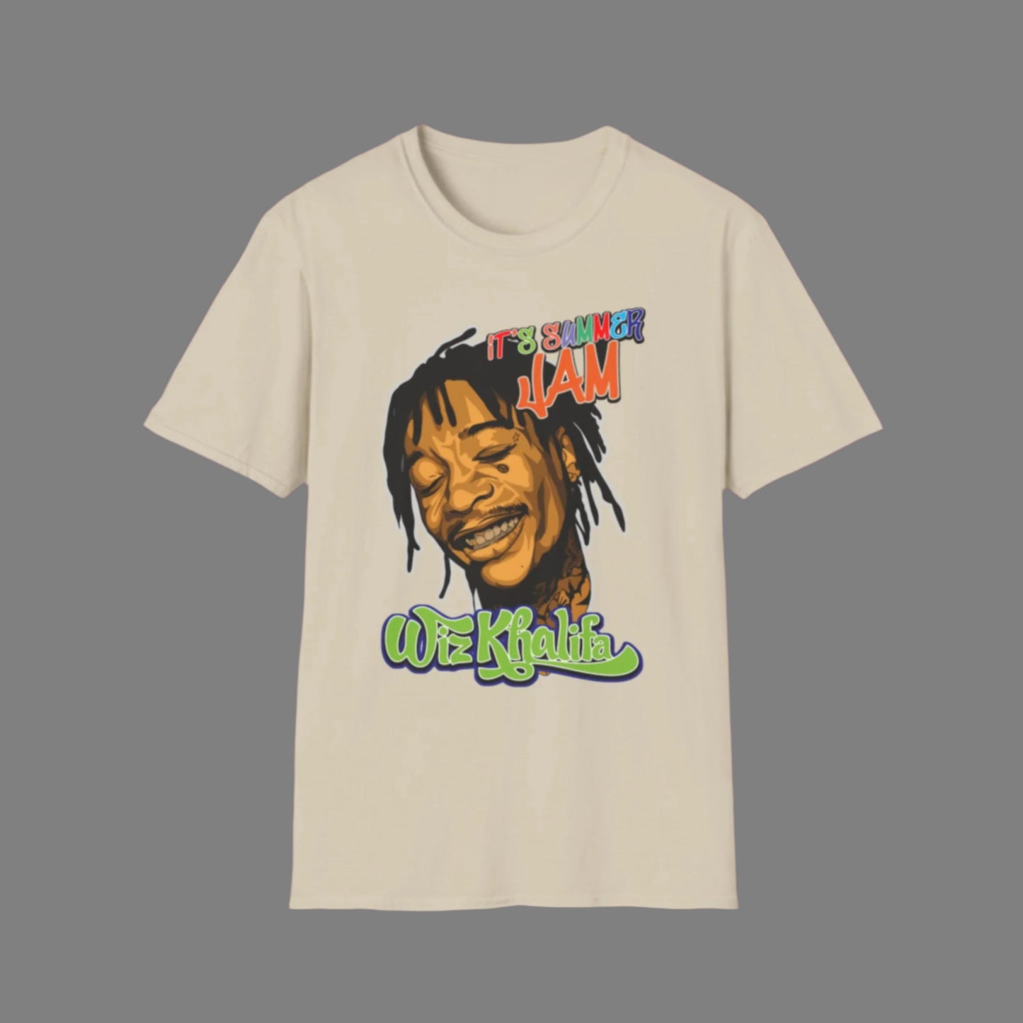 Wiz Khalifa Inspired Unisex Softstyle T-Shirt - Music Vibe Tee - Rhythm & Drip