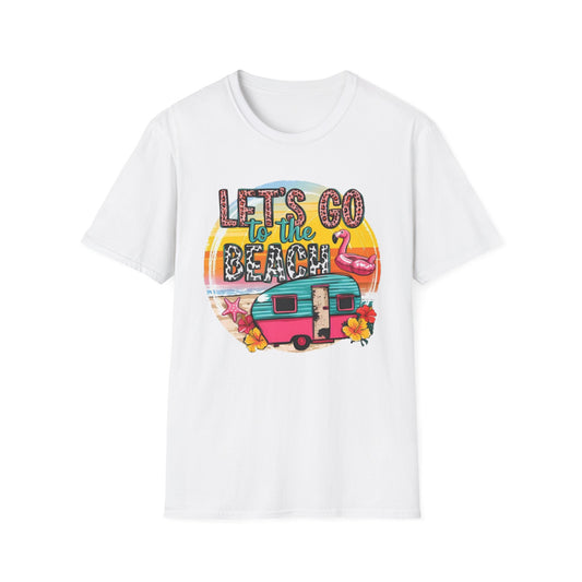 Summer- Beach Vibes T-Shirt White Printify T-Shirt Rhythm & Drip Apparel