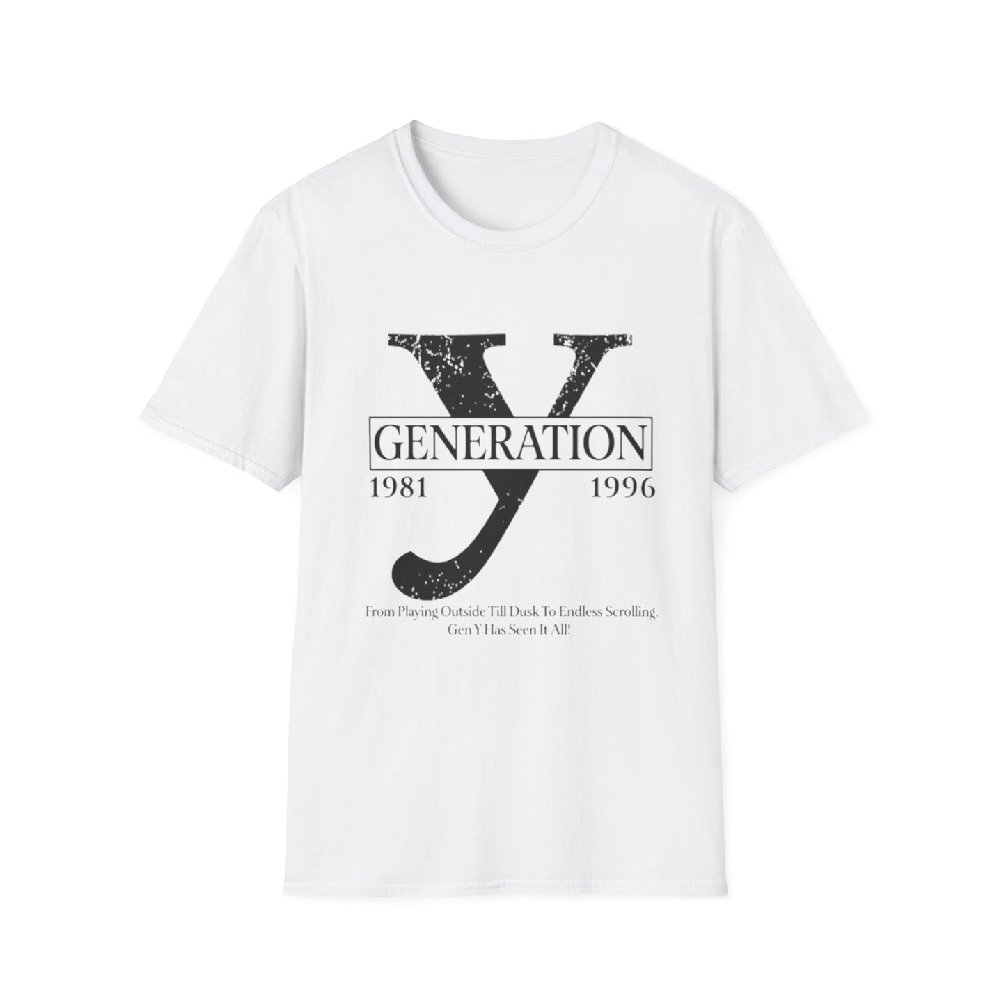 Y Generation T-Shirt White Printify T-Shirt Rhythm & Drip Apparel