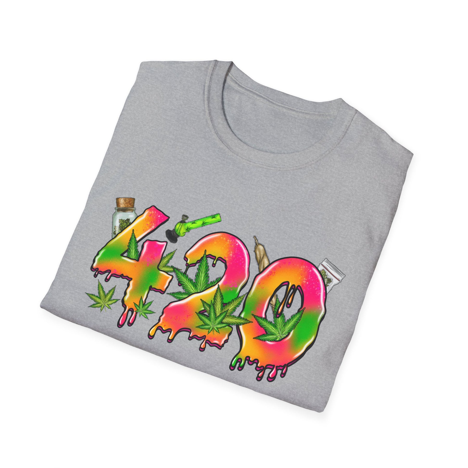 420 Graffiti T-Shirt Printify T-Shirt Rhythm & Drip Apparel