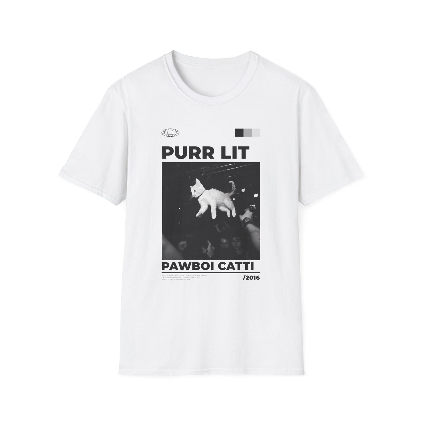Music- Pawboi Catti White Printify T-Shirt Rhythm & Drip Apparel