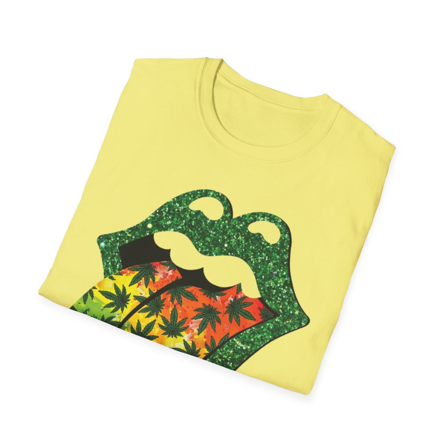Vibrant Rolling Stones-Inspired Graphic Tee Printify T-Shirt Rhythm & Drip Apparel