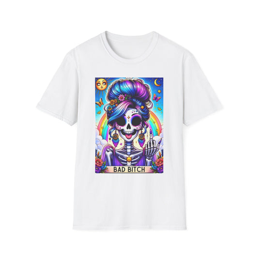 Bad Bitch- Tarot T-Shirt White Printify T-Shirt Rhythm & Drip Apparel