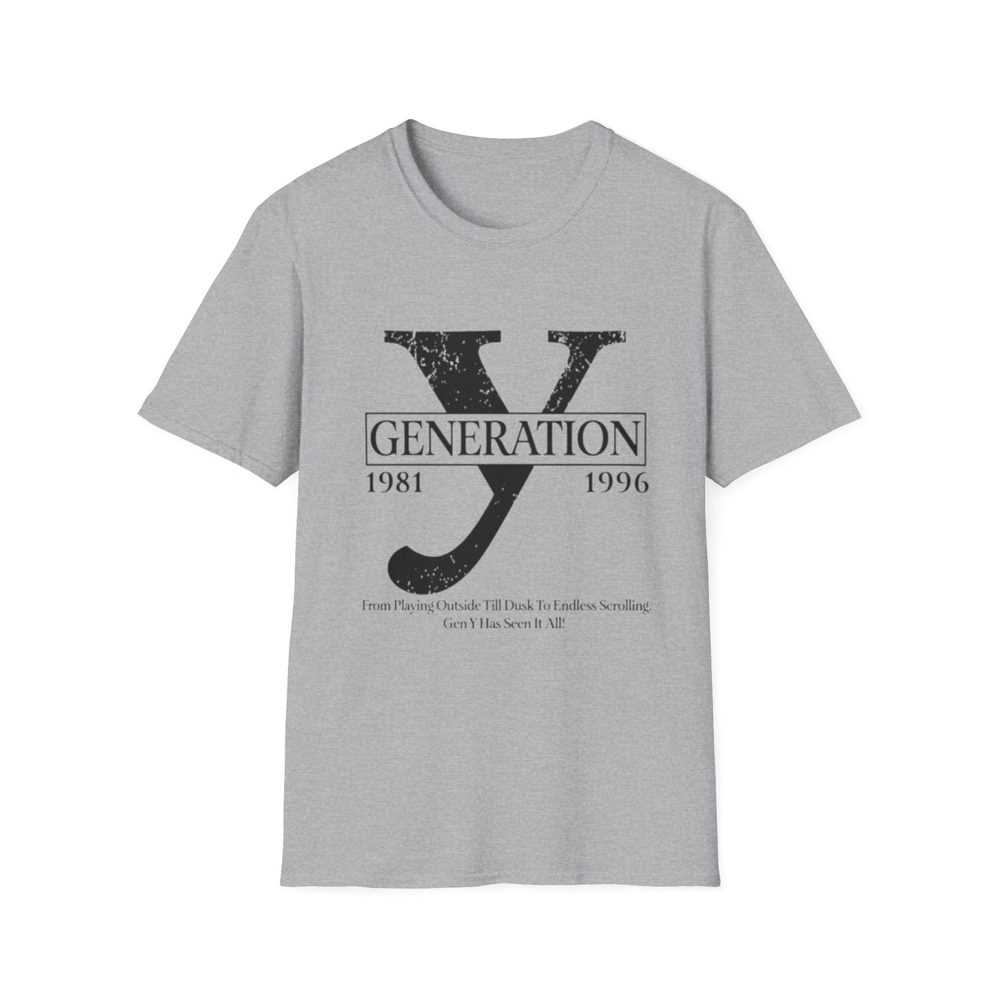 Y Generation T-Shirt Sport Grey Printify T-Shirt Rhythm & Drip Apparel