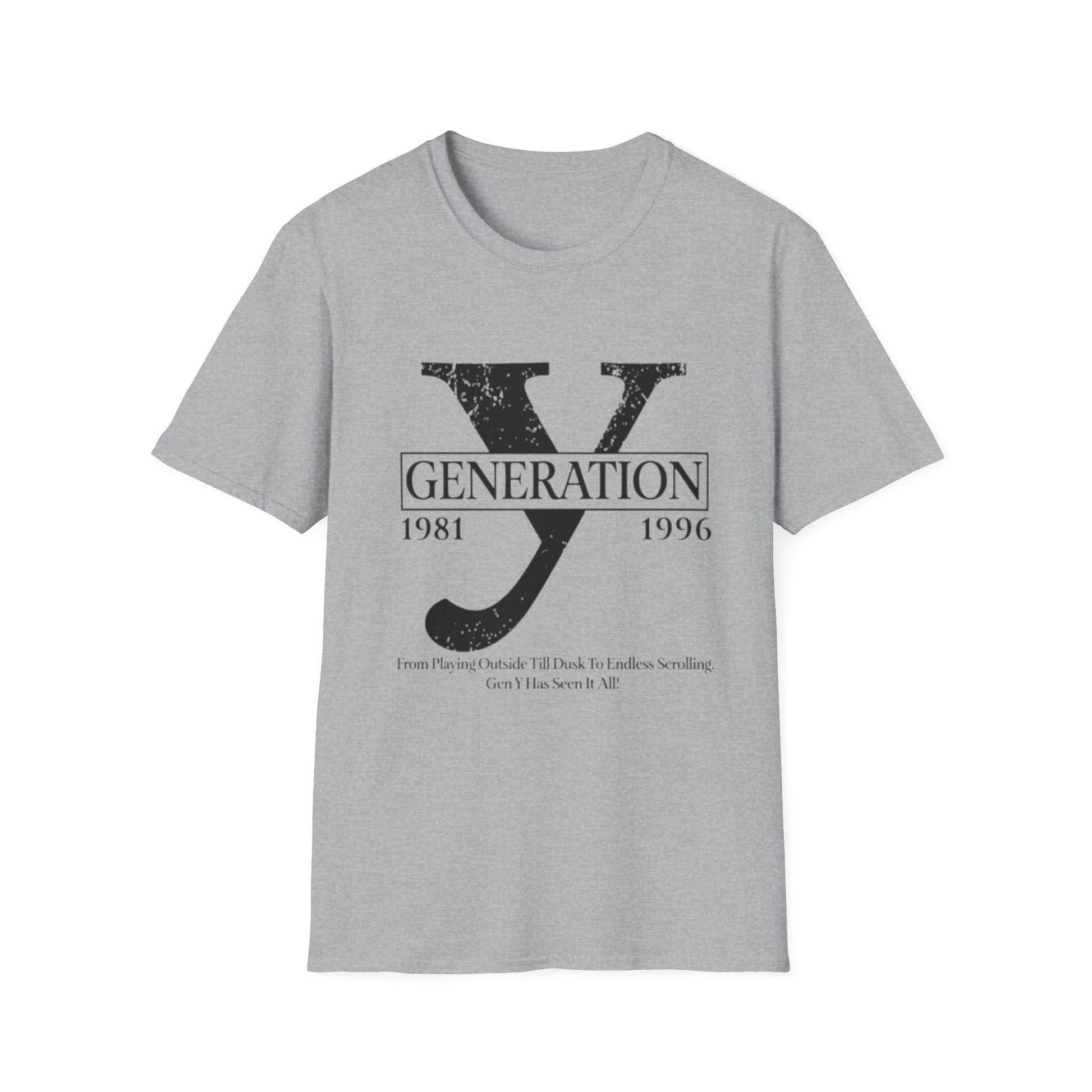 Y Generation T-Shirt Sport Grey Printify T-Shirt Rhythm & Drip Apparel