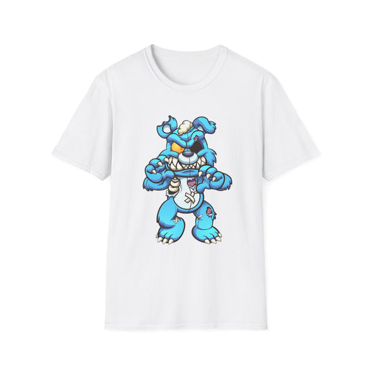 Cartoon Monster T-Shirt White Printify T-Shirt Rhythm & Drip Apparel