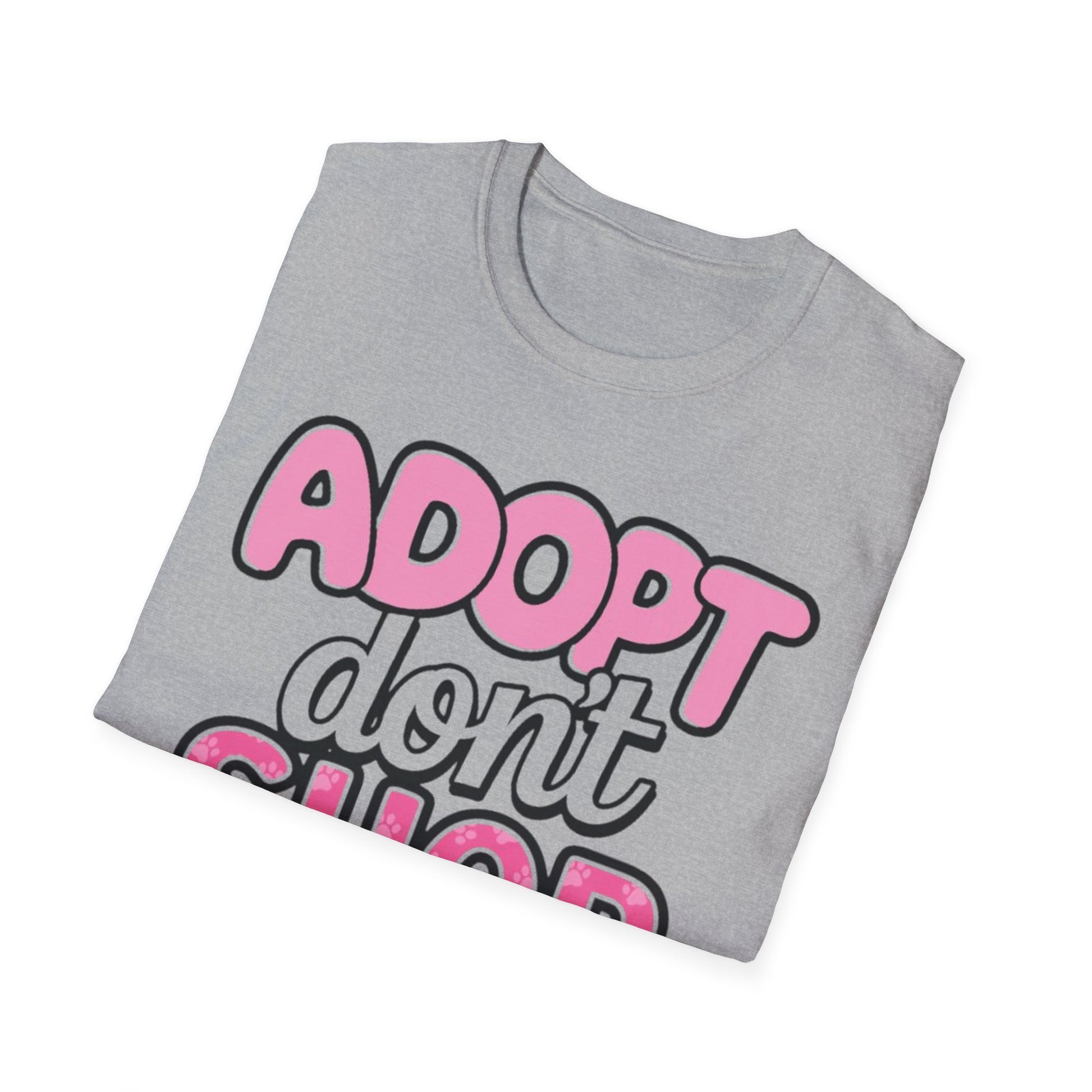 Adopt Don't Shop T-Shirt Printify T-Shirt Rhythm & Drip Apparel