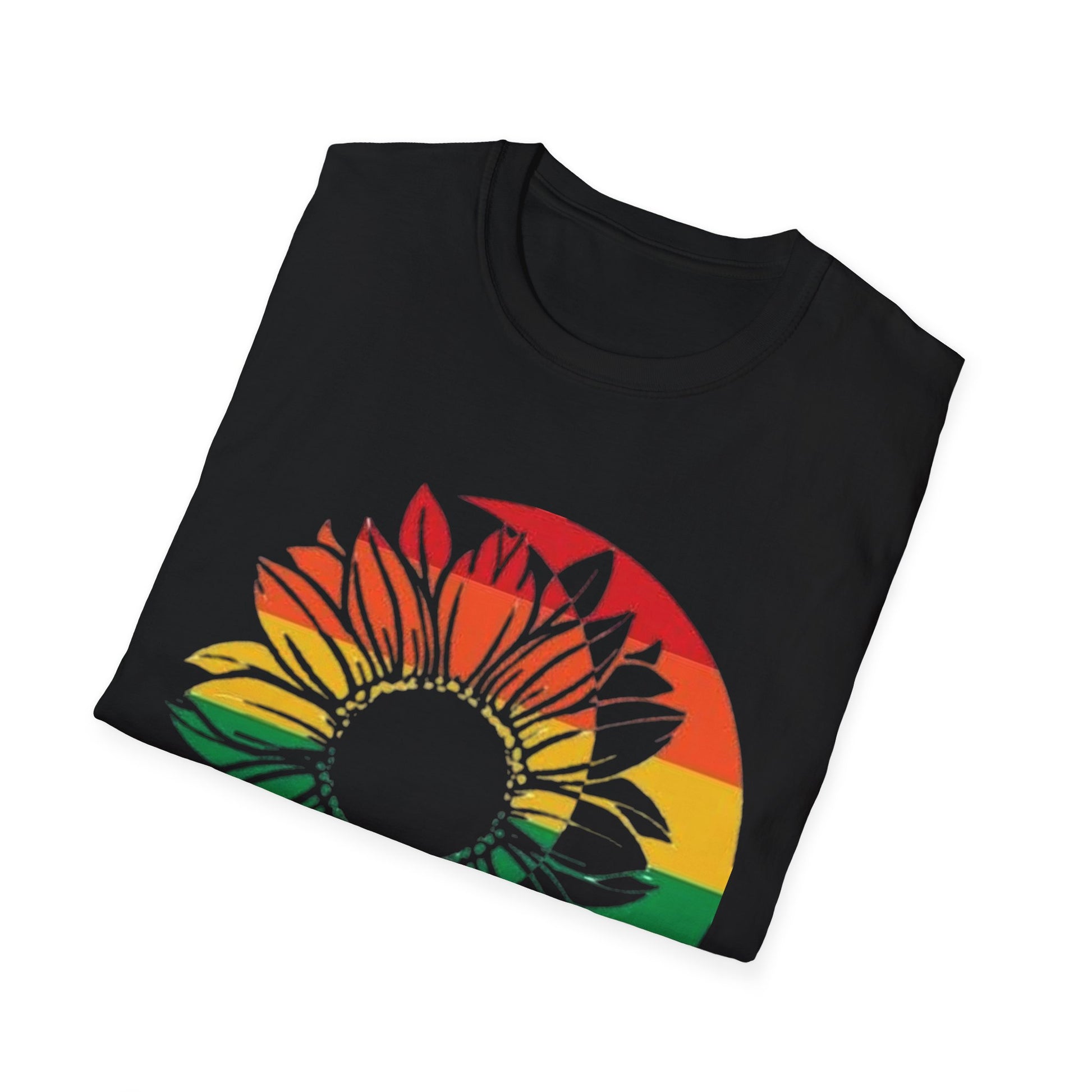 Vibrant Sunflower LGBTQ+ Unisex T-Shirt Printify T-Shirt Rhythm & Drip Apparel