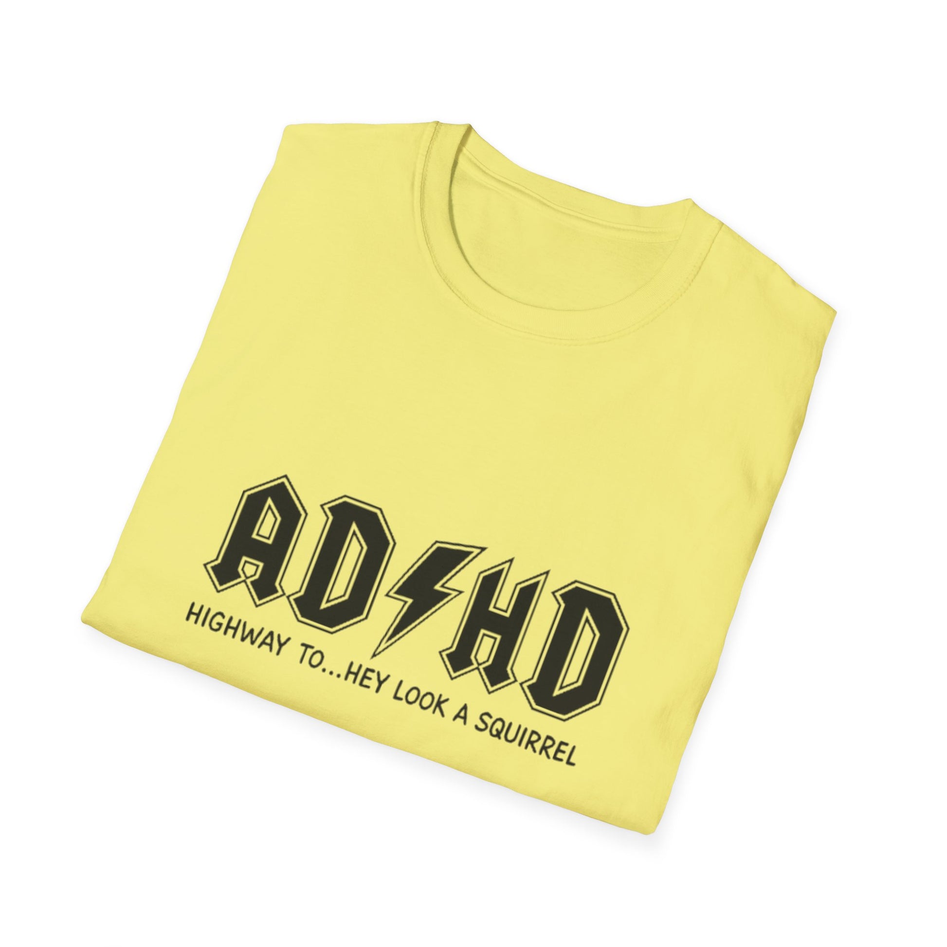 ADHD Highway Look Squirrel T-Shirt Printify T-Shirt Rhythm & Drip Apparel