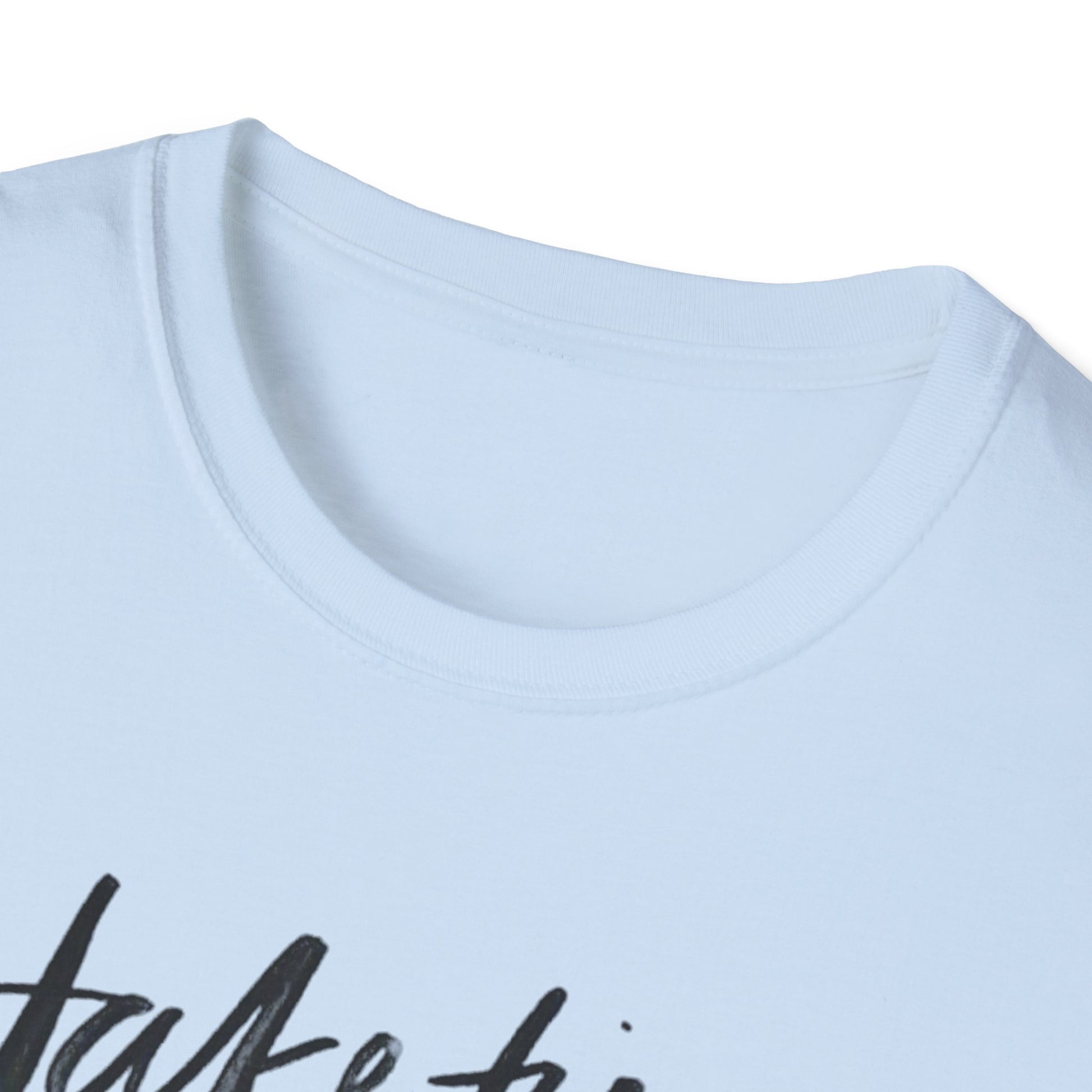 Inspirational Unisex Softstyle T-Shirt - 'Take Time to Make Your Soul Happy' - Rhythm & Drip