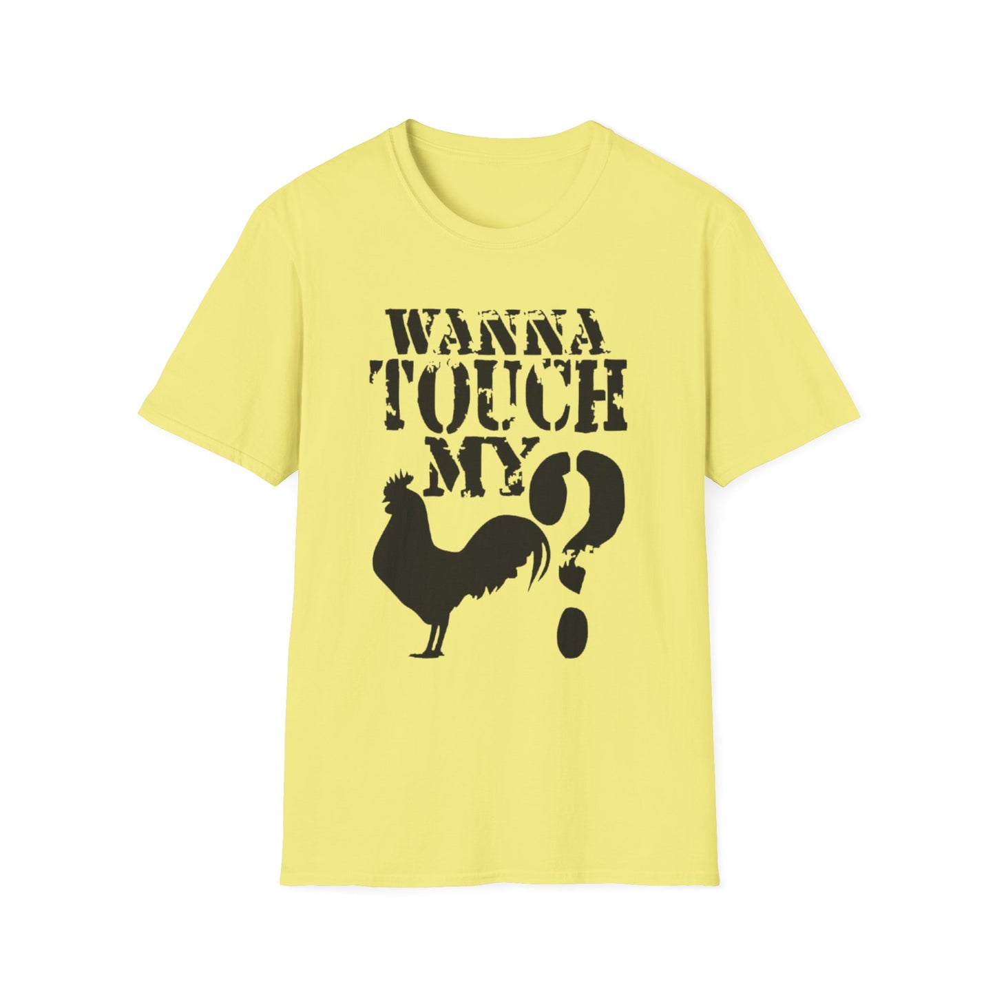 Wanna Touch My Rooster? Cornsilk Printify T-Shirt Rhythm & Drip Apparel