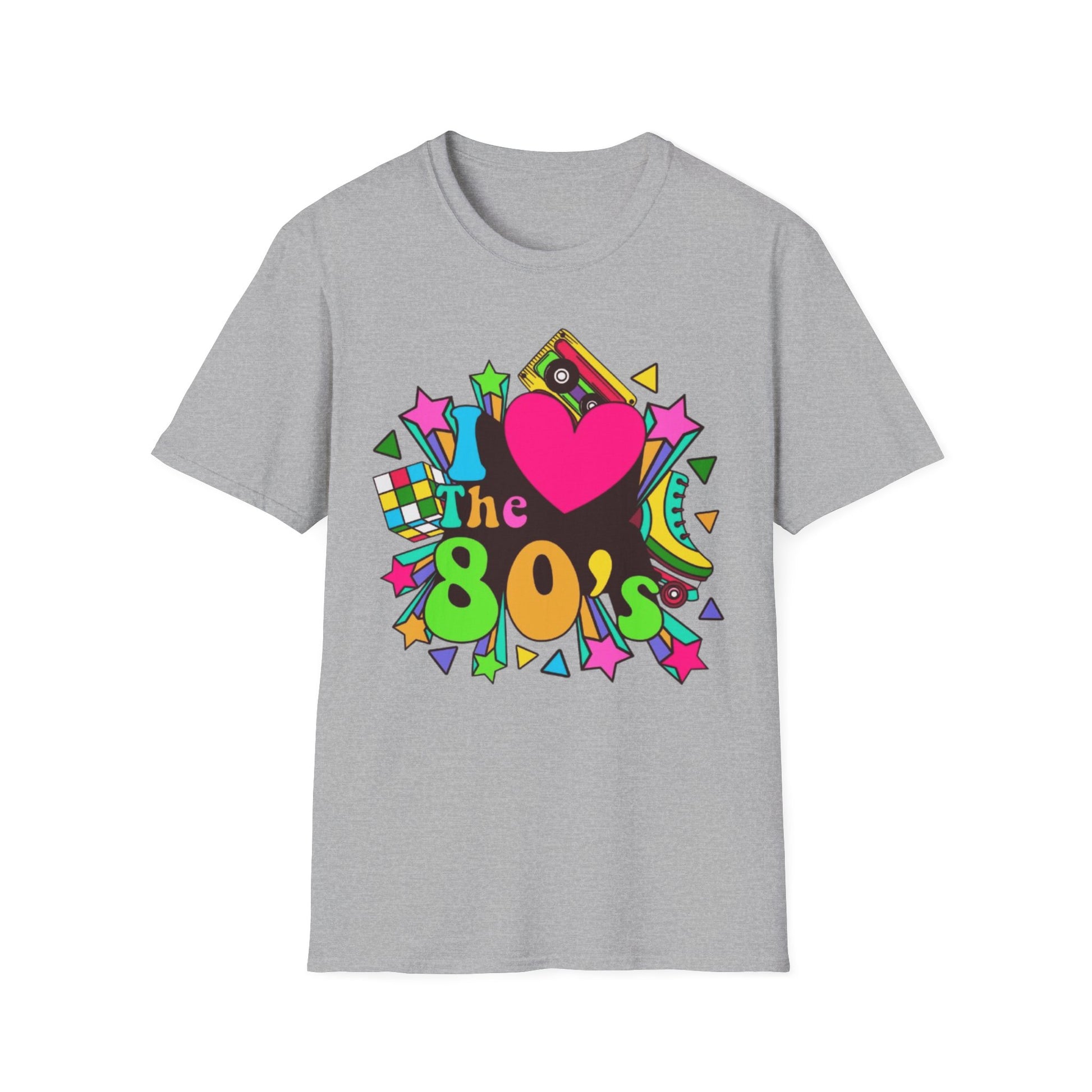 80s I Love the 80's T-Shirt Sport Grey Printify T-Shirt Rhythm & Drip Apparel