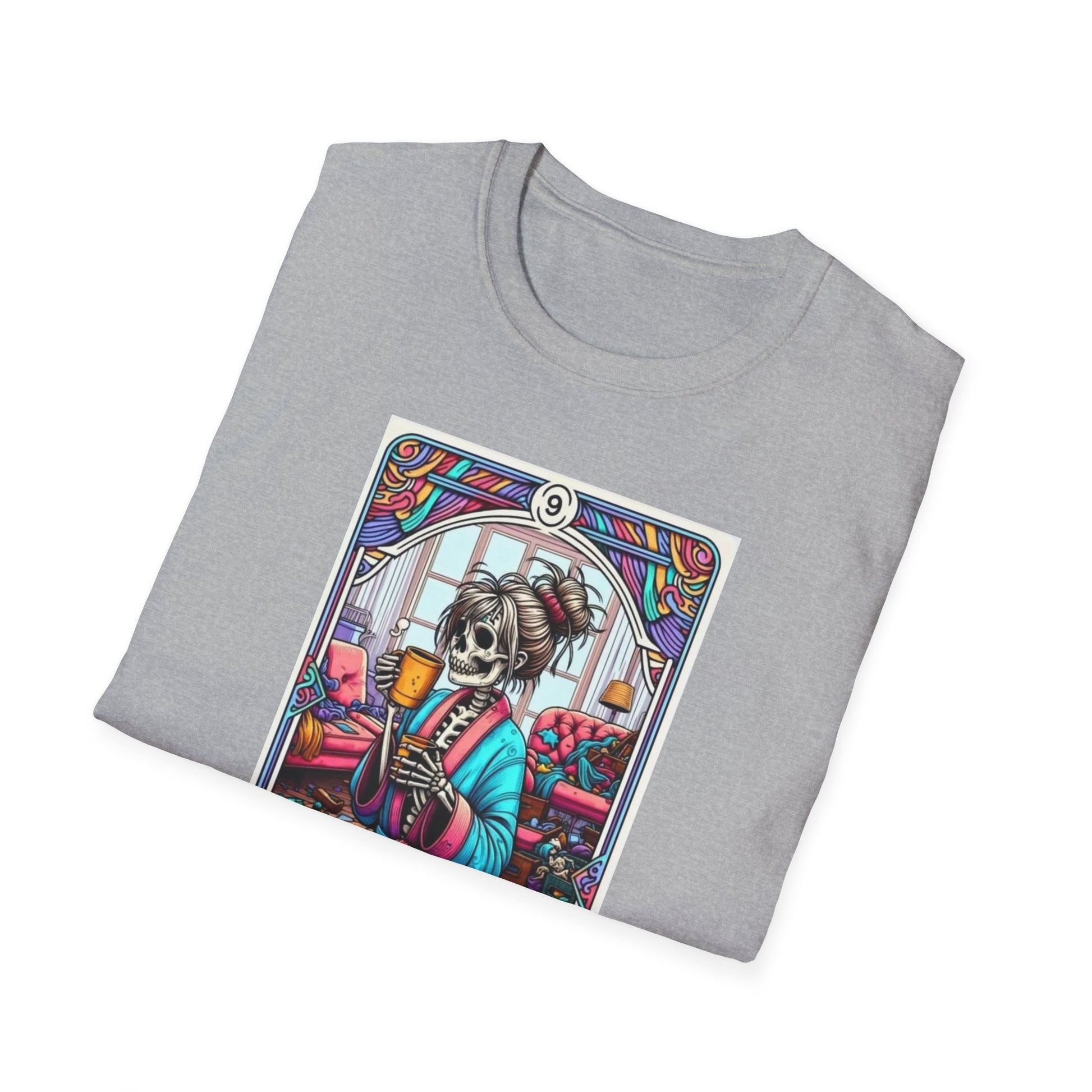 About To Lose My Shit Mom- Tarot T-Shirt Printify T-Shirt Rhythm & Drip Apparel