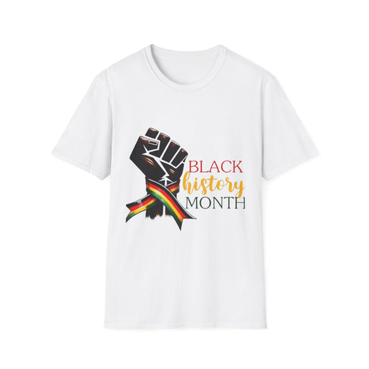 Black History Month T-Shirt White Printify T-Shirt Rhythm & Drip Apparel