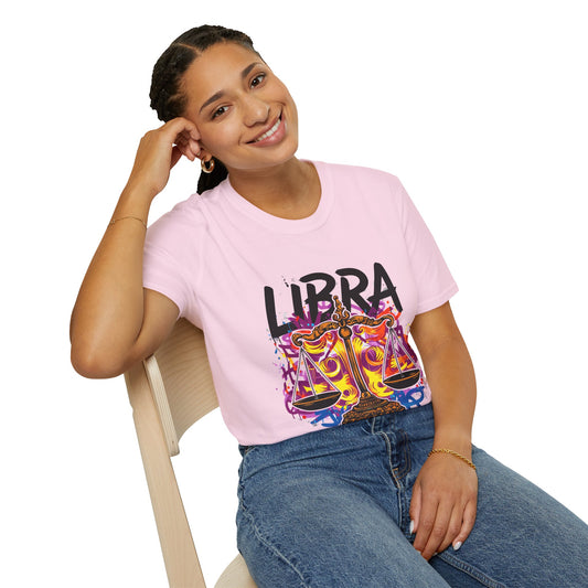 Libra Zodiac Graphic T-Shirt for Astrology Lovers