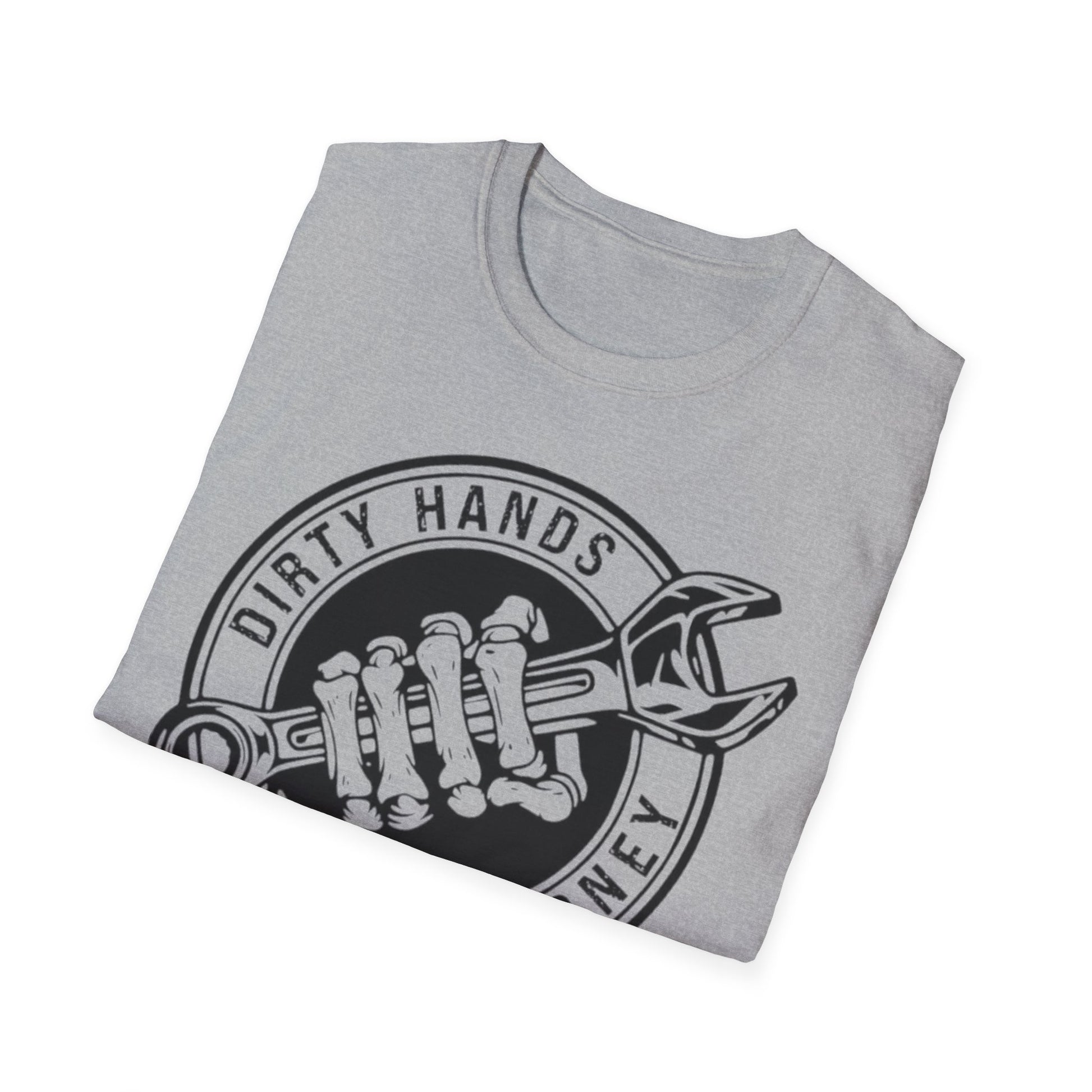 Dirty Hands Clean Money Unisex T-Shirt Printify T-Shirt Rhythm & Drip Apparel