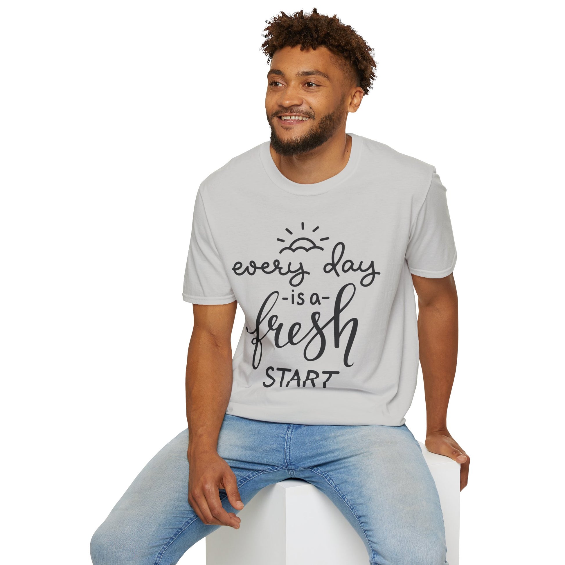 Every Day is a Fresh Start Unisex Softstyle T-Shirt - Rhythm & Drip