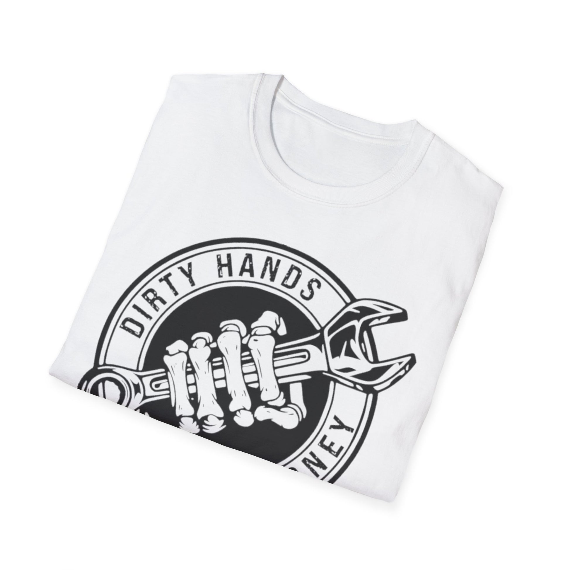 Dirty Hands Clean Money Unisex T-Shirt Printify T-Shirt Rhythm & Drip Apparel