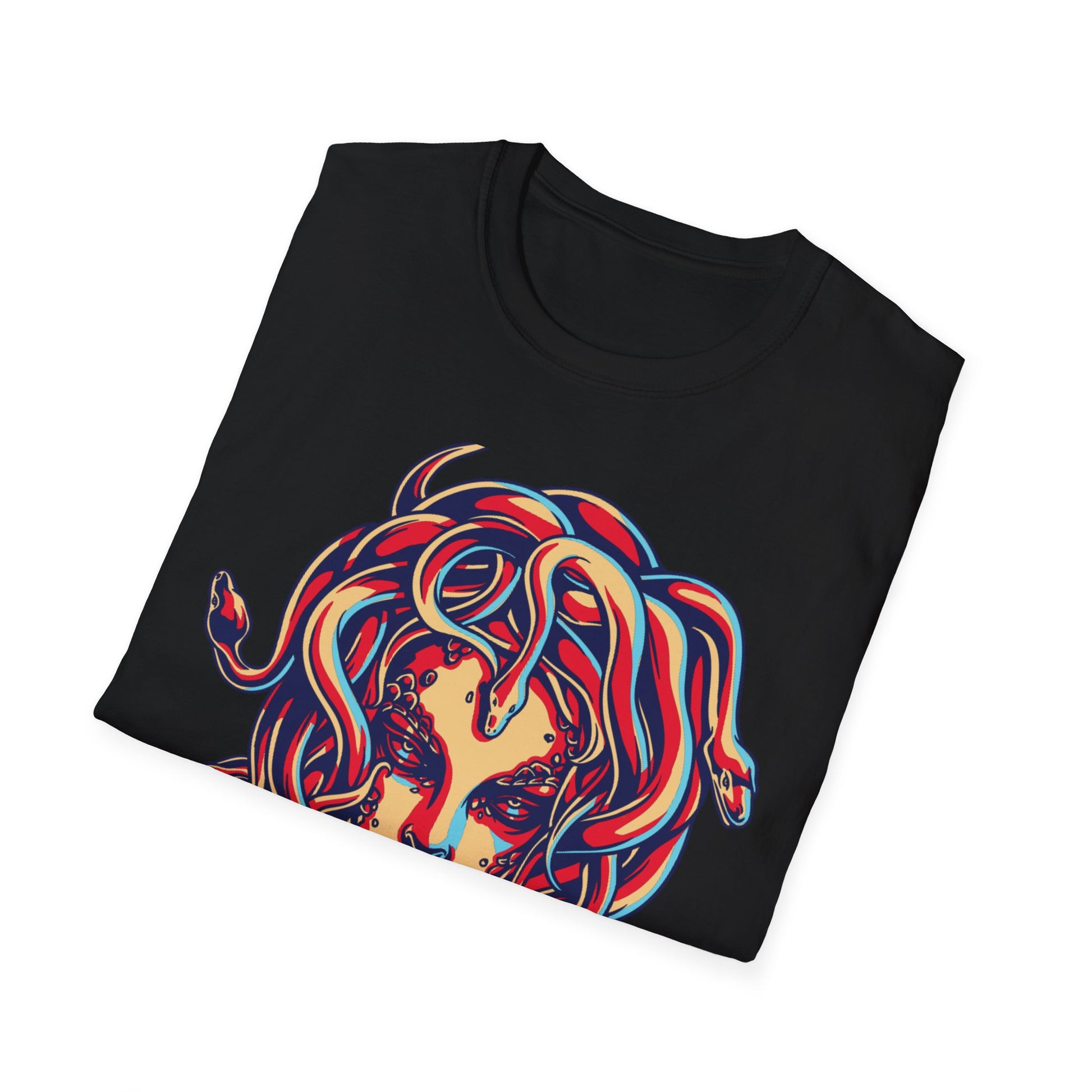 Artistic Medusa T-Shirt Printify T-Shirt Rhythm & Drip Apparel