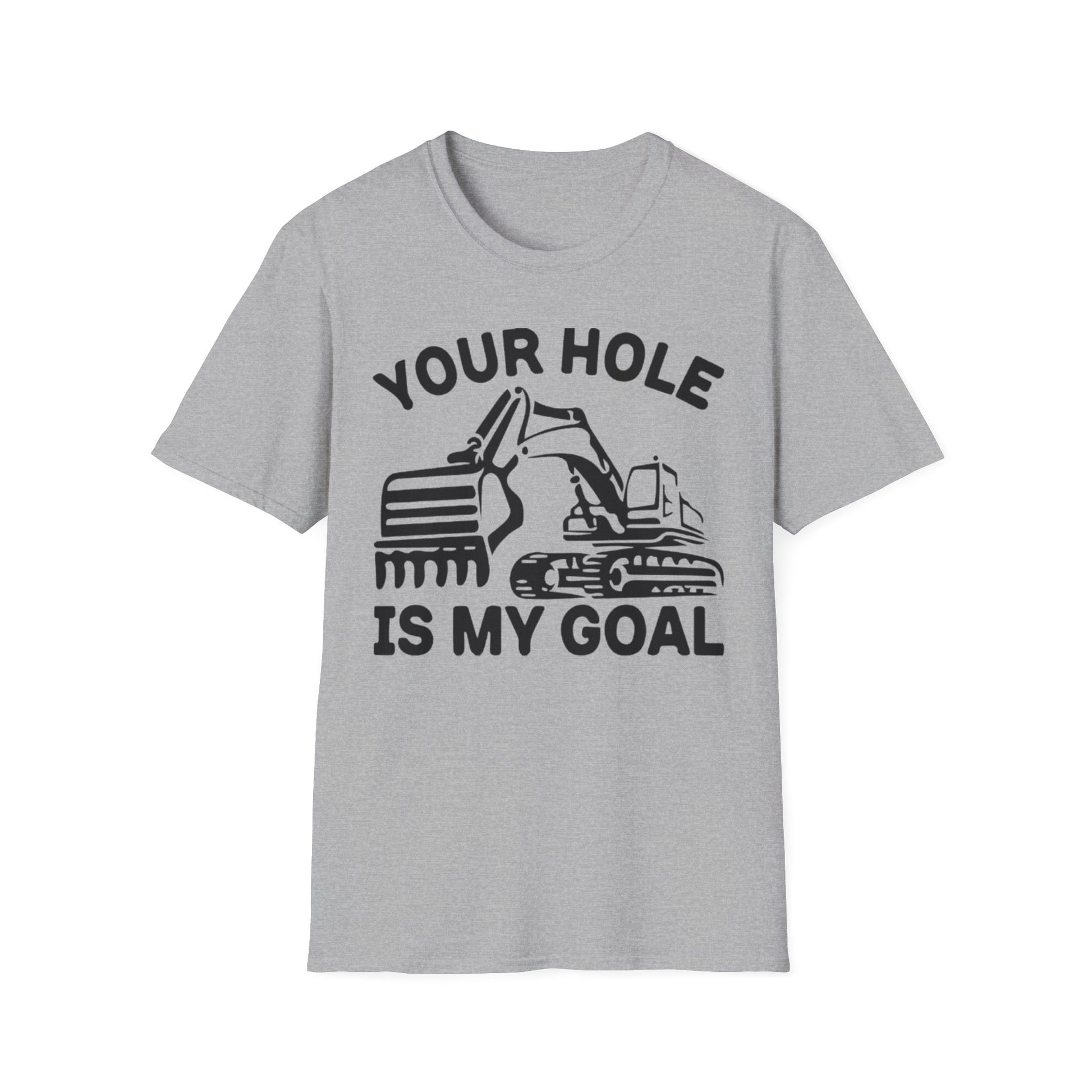 Your Hole Is My Goal T-Shirt Sport Grey Printify T-Shirt Rhythm & Drip Apparel