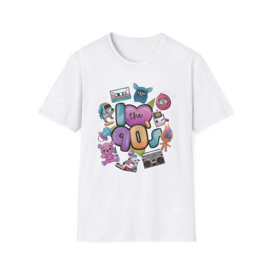 90s I Love the 90s Graphic Tee White Printify T-Shirt Rhythm & Drip Apparel