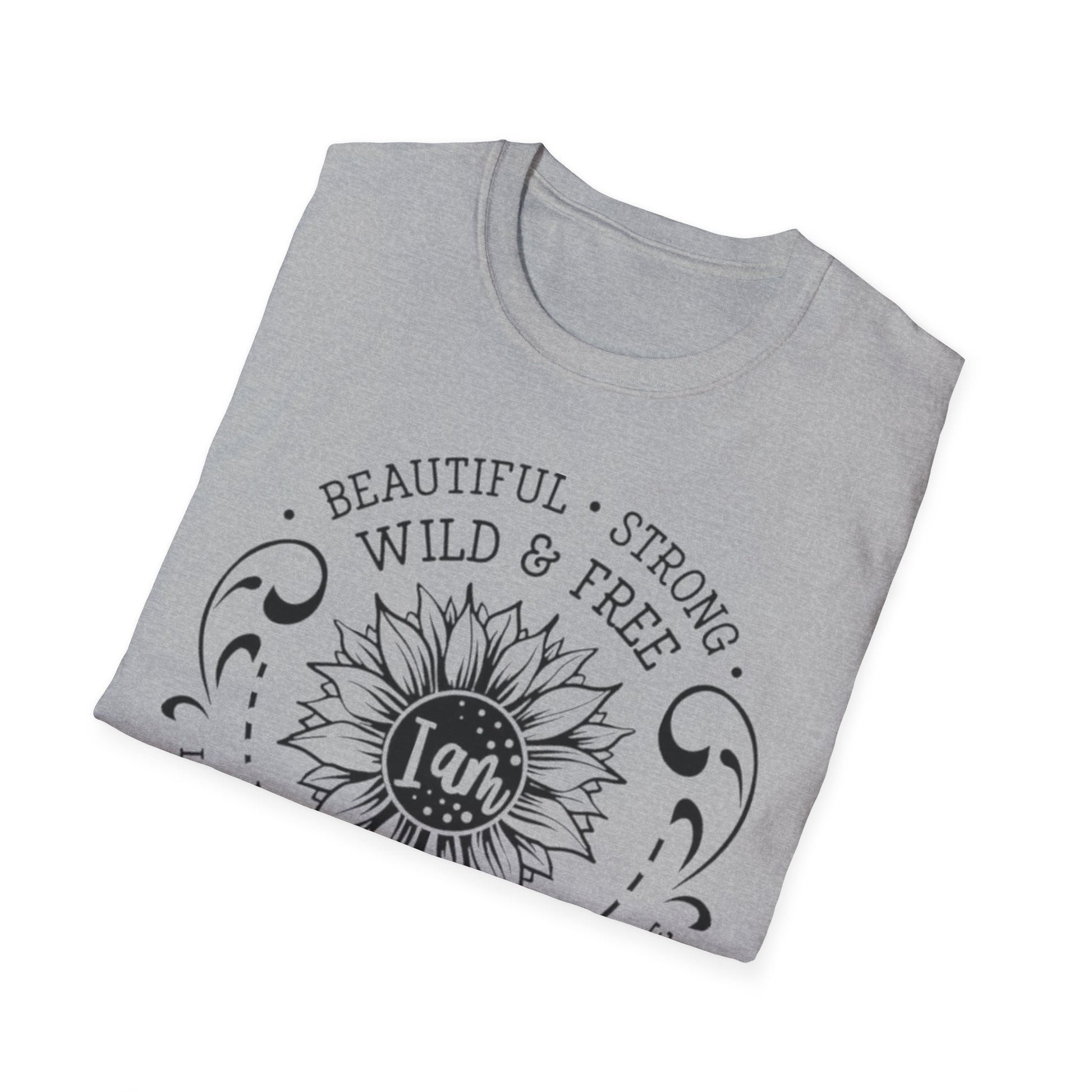 Beautiful, Strong, Wild & Free Printify T-Shirt Rhythm & Drip Apparel